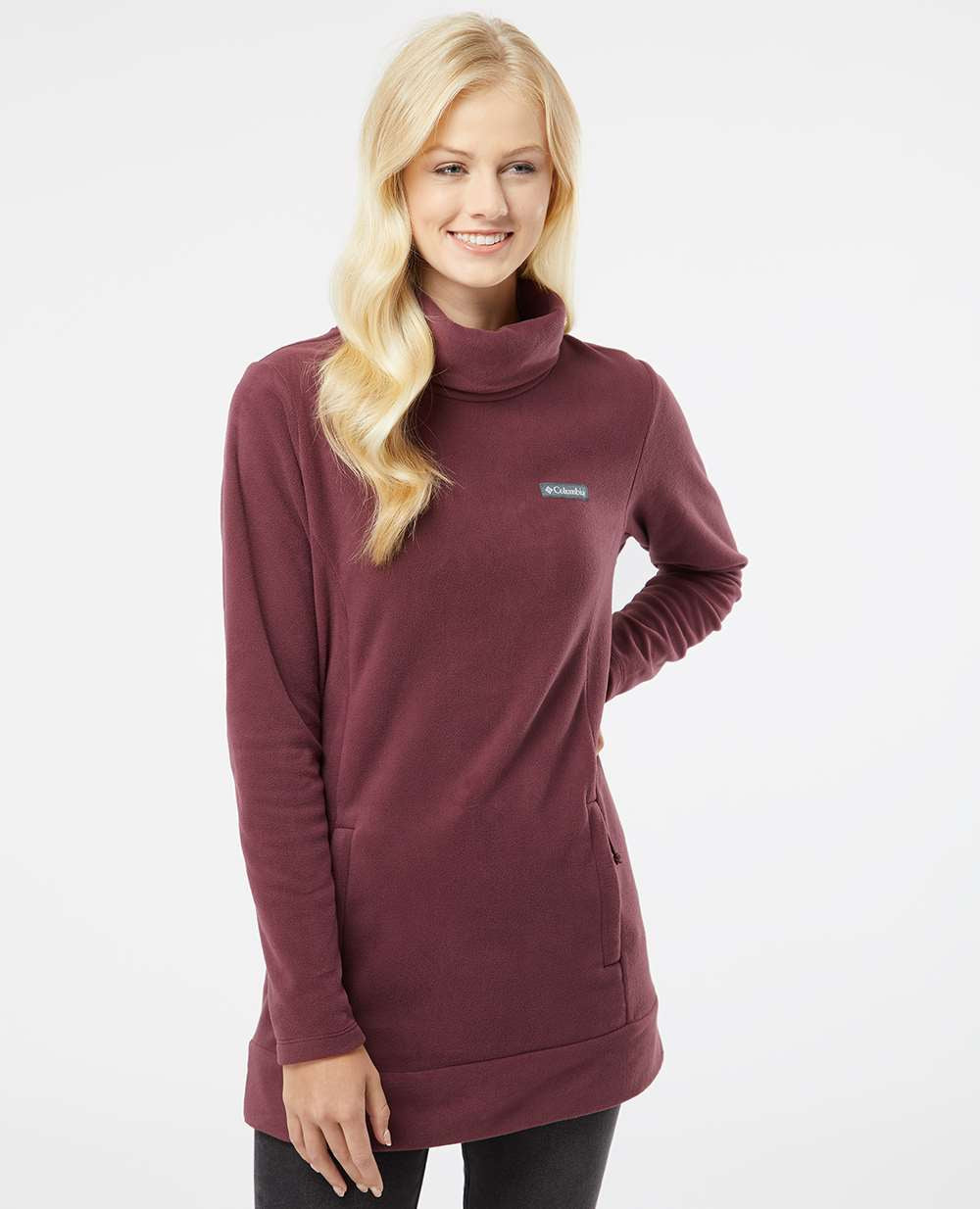 no-logo Columbia Ladies Ali Peak™ Fleece Tunic-Fleece-Columbia-Thread Logic