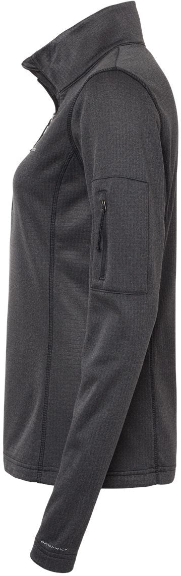 no-logo Columbia Ladies Park View™ Grid Fleece Half-Zip-Fleece-Columbia-Thread Logic