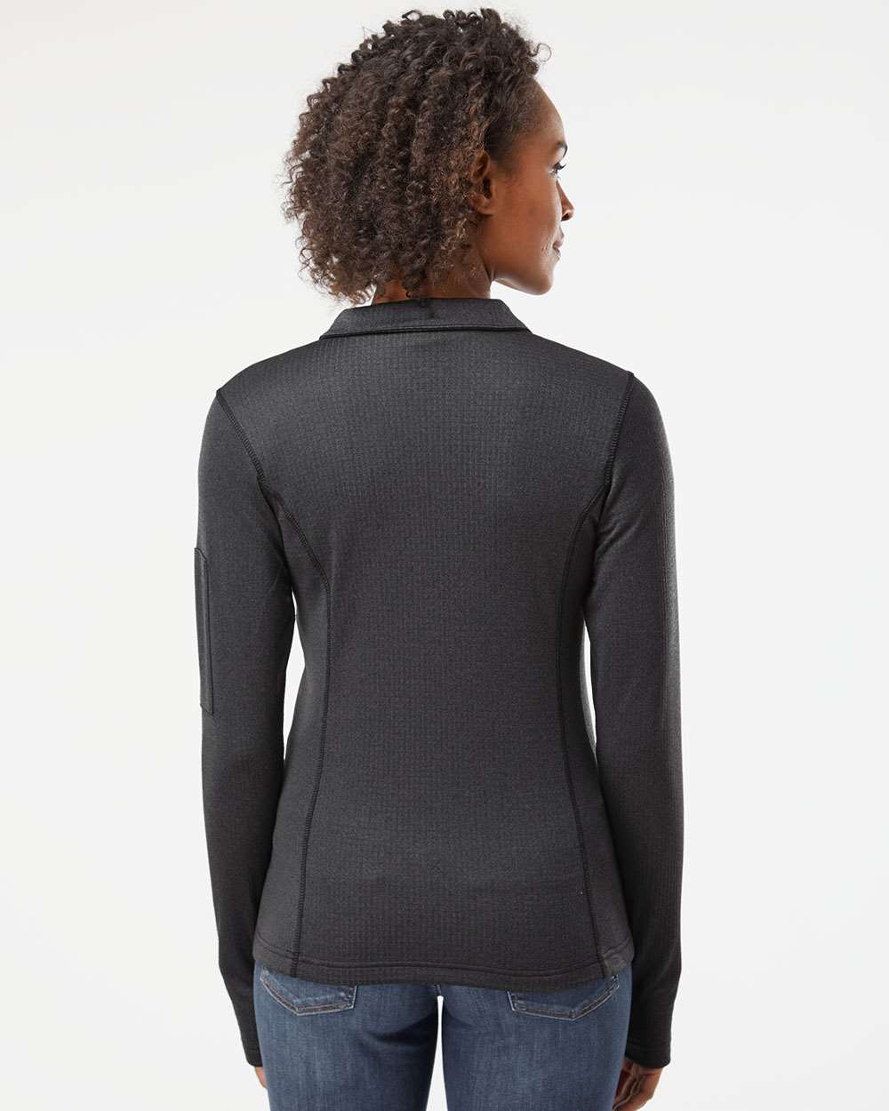 no-logo Columbia Ladies Park View™ Grid Fleece Half-Zip-Fleece-Columbia-Thread Logic