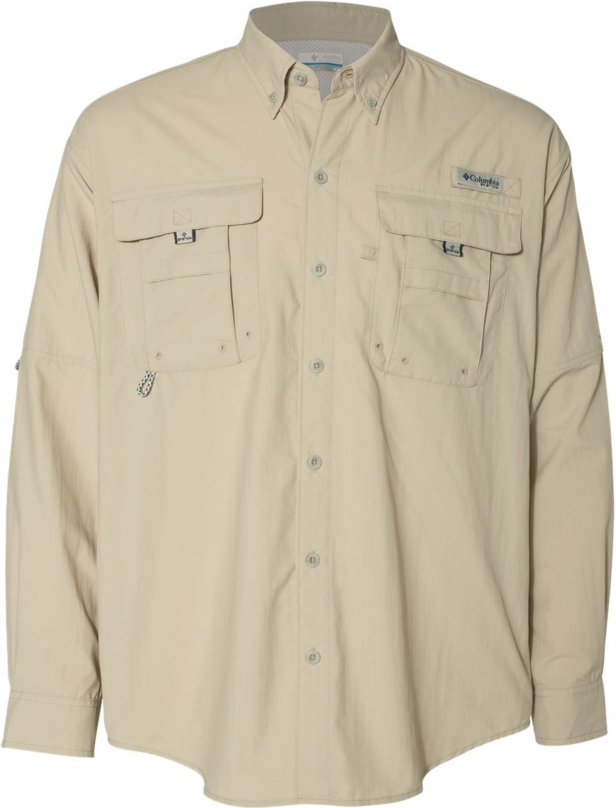 Columbia PFG Bahama™ II Long Sleeve Shirt: Grey