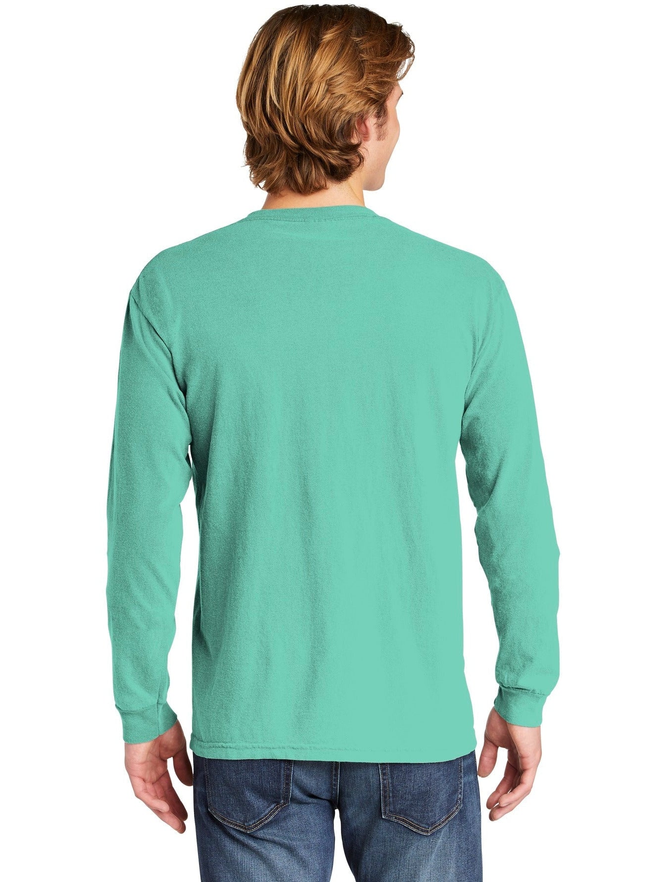 no-logo Comfort Colors Heavyweight Ring Spun Long Sleeve Pocket Tee-Regular-Comfort Colors-Thread Logic