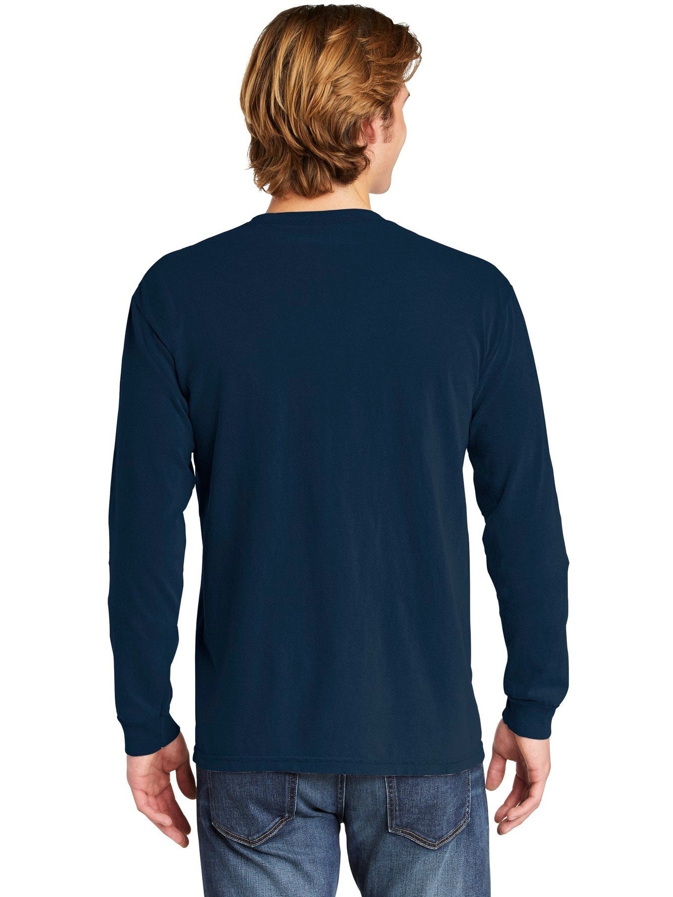 no-logo Comfort Colors Heavyweight Ring Spun Long Sleeve Pocket Tee-Regular-Comfort Colors-Thread Logic