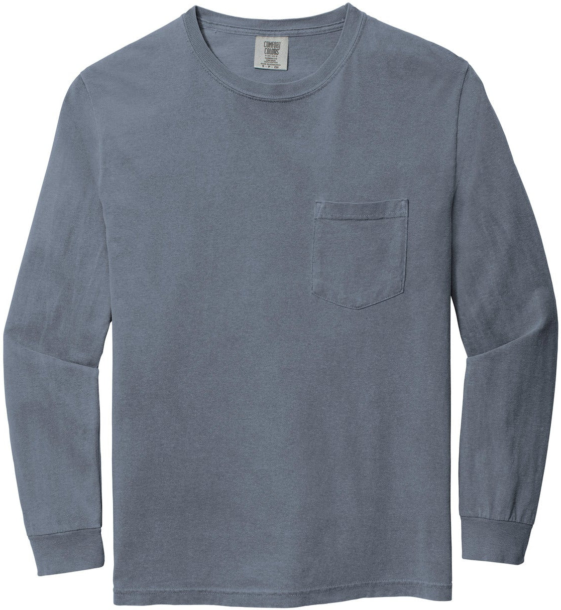 Comfort Colors Heavyweight Ring Spun Long Sleeve Pocket Tee