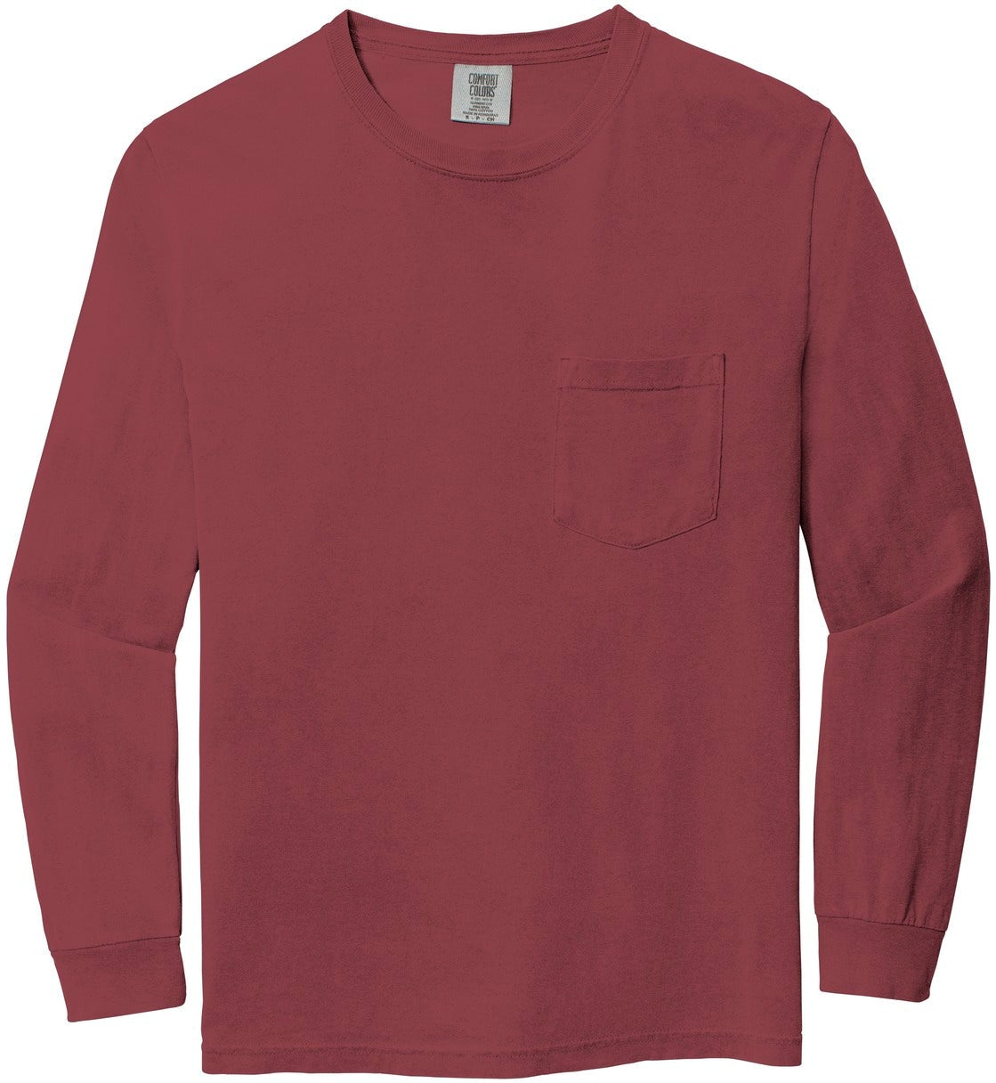 Comfort Colors Heavyweight Ring Spun Long Sleeve Pocket Tee