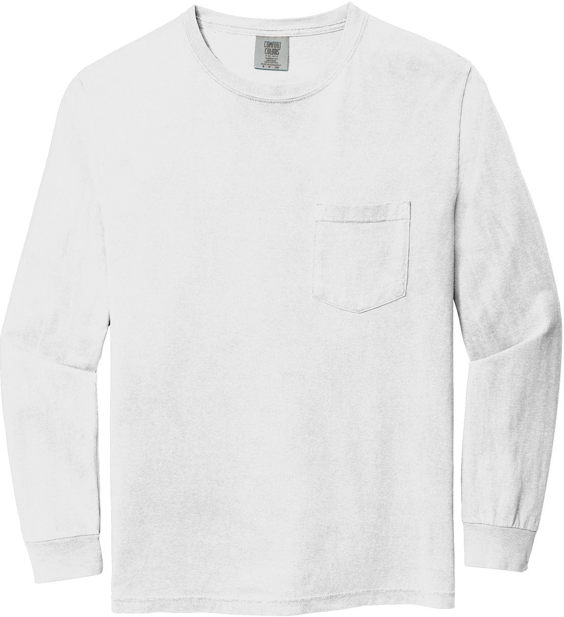 Comfort Colors Heavyweight Ring Spun Long Sleeve Pocket Tee