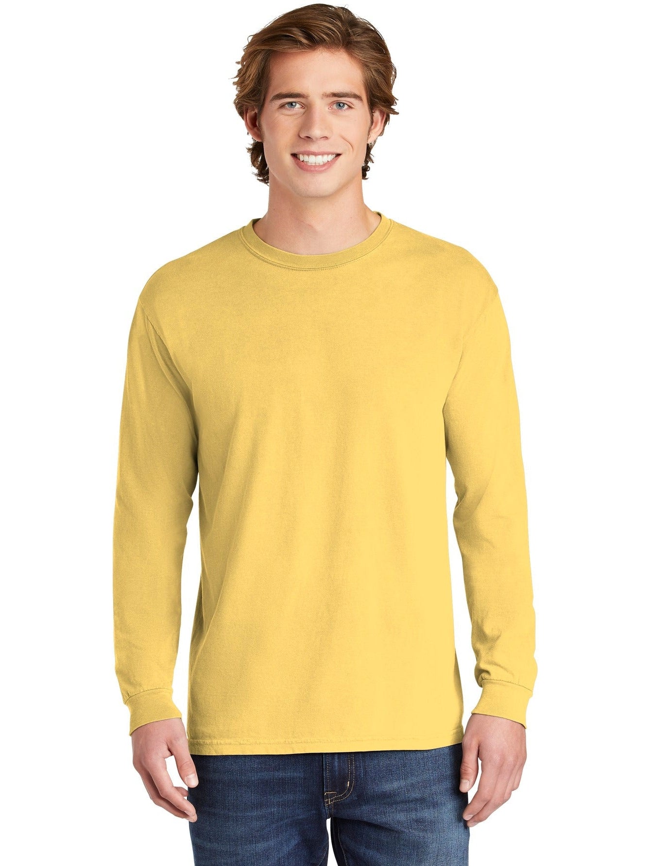 no-logo Comfort Colors Heavyweight Ring Spun Long Sleeve Tee-Regular-Comfort Colors-Thread Logic