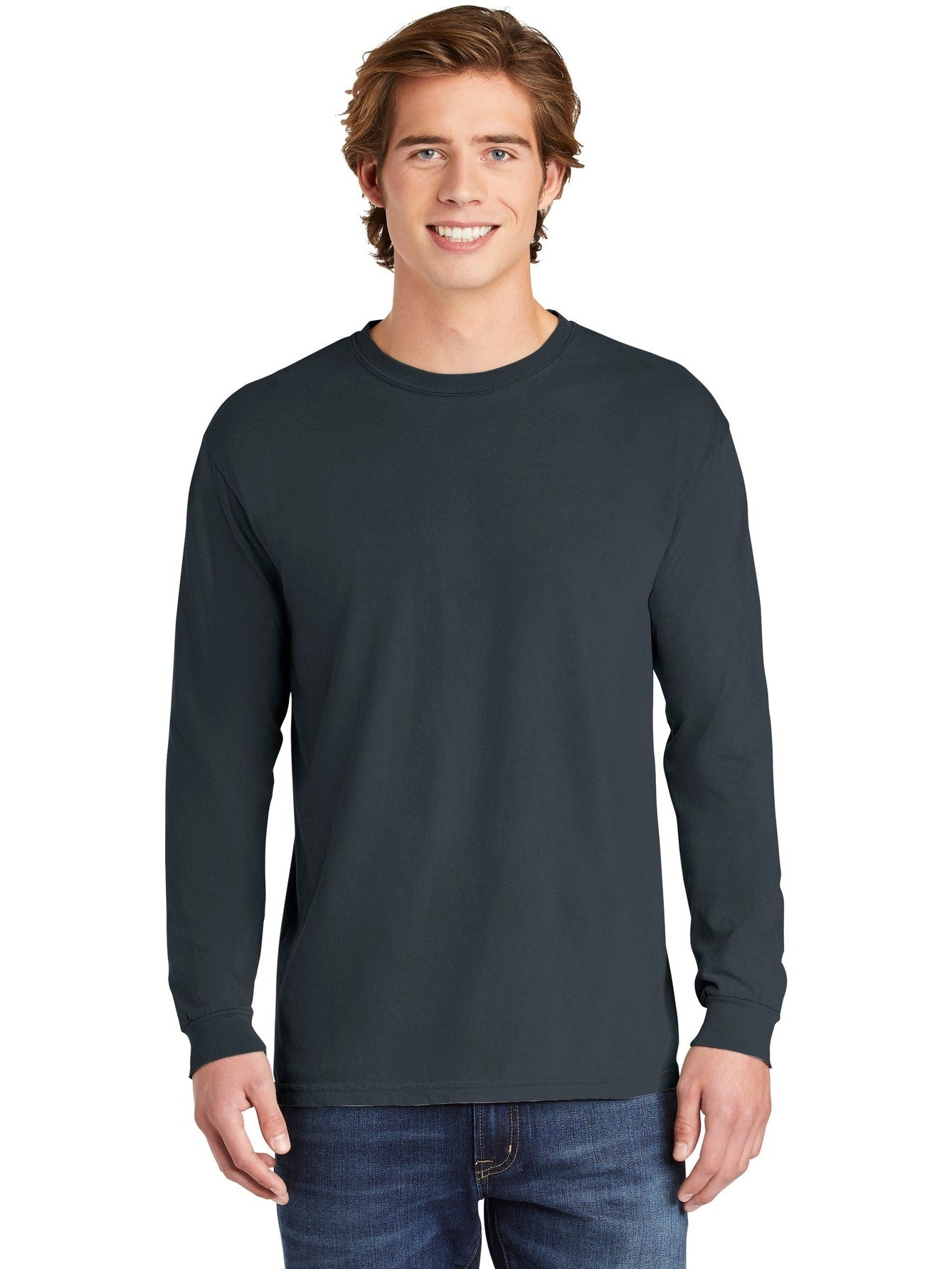 no-logo Comfort Colors Heavyweight Ring Spun Long Sleeve Tee-Regular-Comfort Colors-Thread Logic