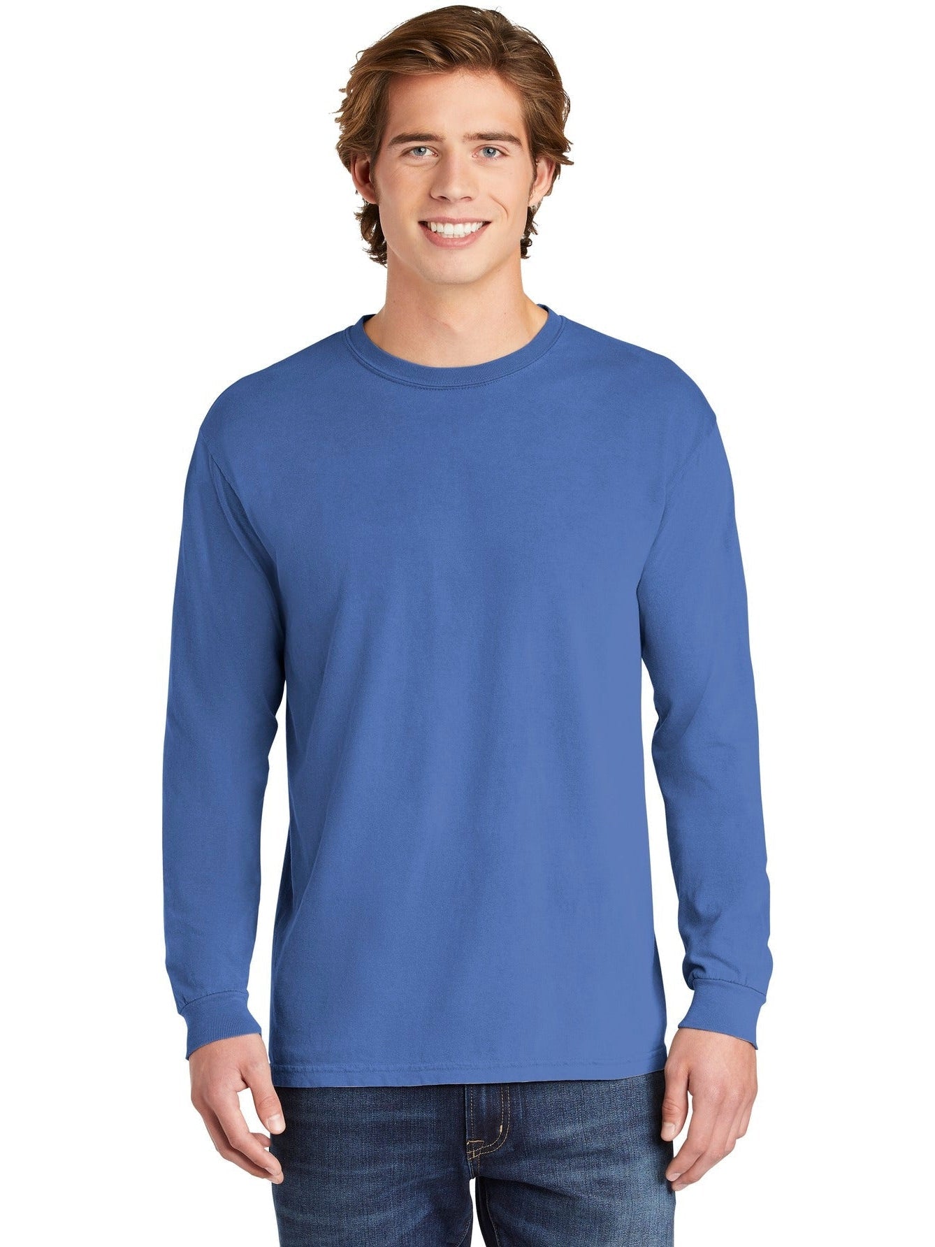 no-logo Comfort Colors Heavyweight Ring Spun Long Sleeve Tee-Regular-Comfort Colors-Thread Logic
