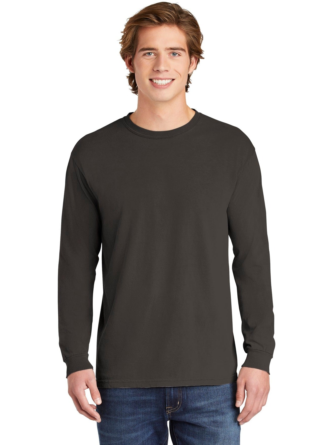 no-logo Comfort Colors Heavyweight Ring Spun Long Sleeve Tee-Regular-Comfort Colors-Thread Logic