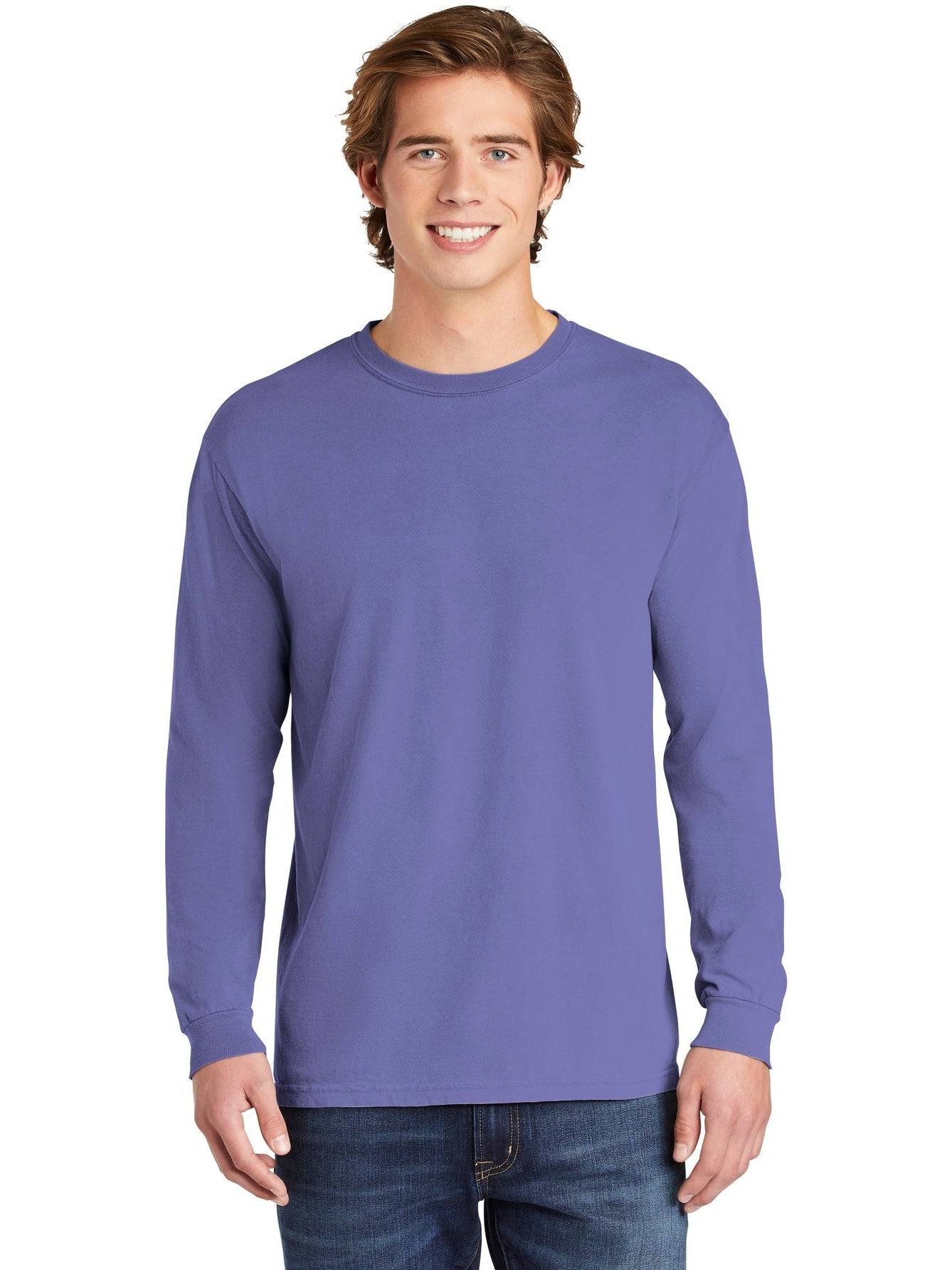 no-logo Comfort Colors Heavyweight Ring Spun Long Sleeve Tee-Regular-Comfort Colors-Thread Logic