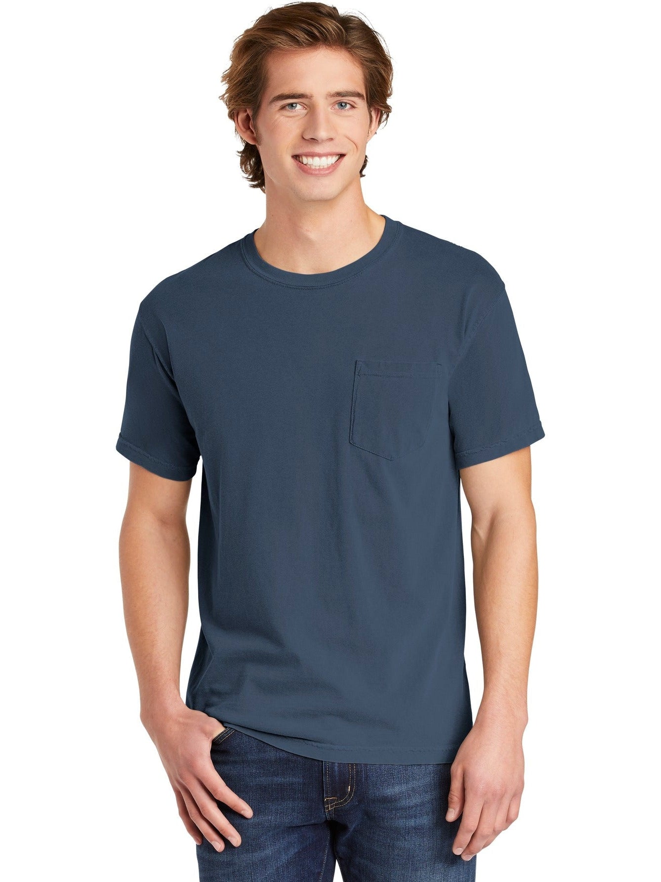 no-logo Comfort Colors Heavyweight Ring Spun Pocket Tee-Regular-Comfort Colors-Thread Logic
