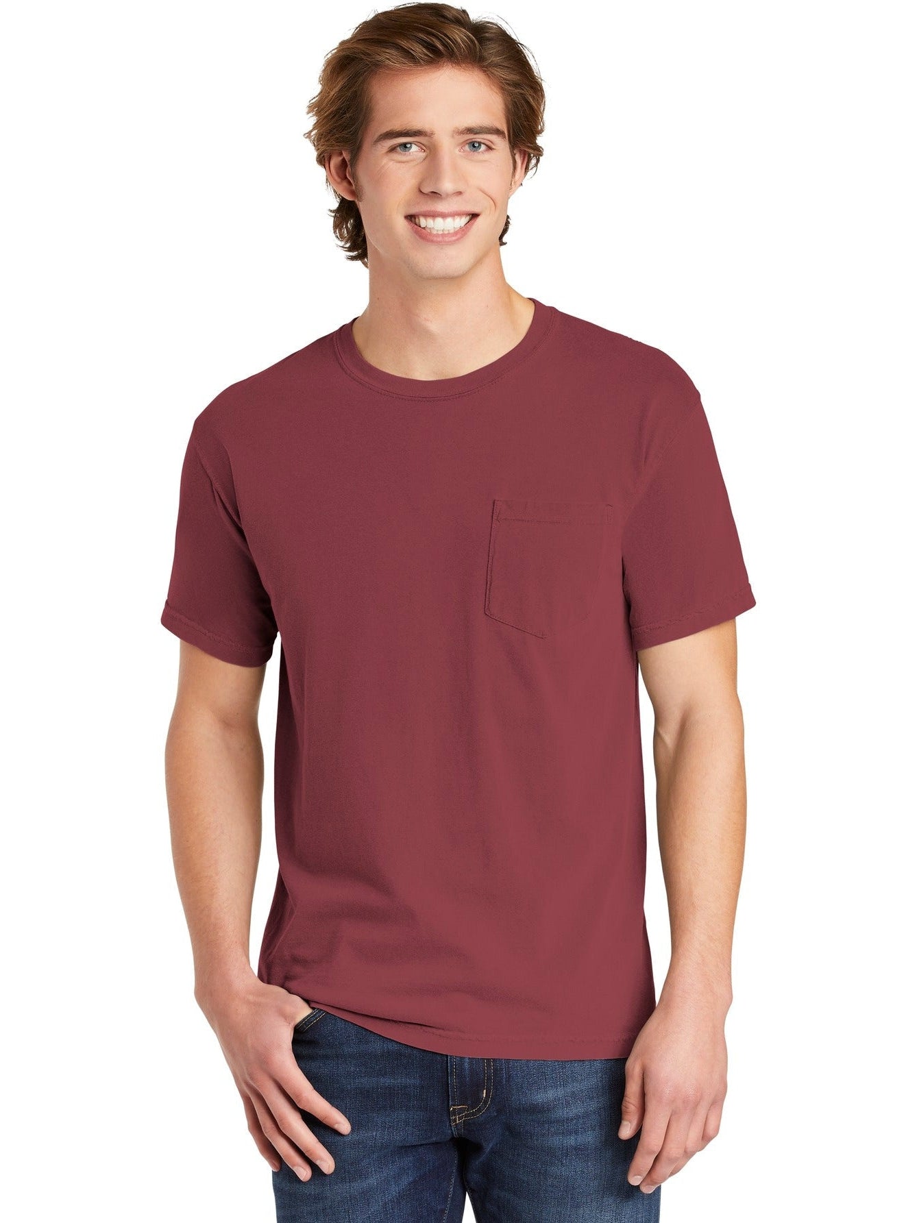 no-logo Comfort Colors Heavyweight Ring Spun Pocket Tee-Regular-Comfort Colors-Thread Logic