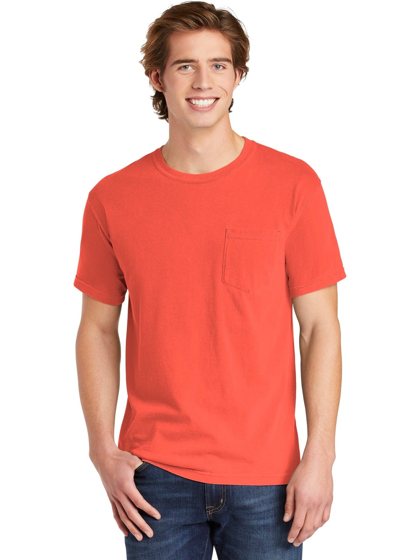 no-logo Comfort Colors Heavyweight Ring Spun Pocket Tee-Regular-Comfort Colors-Thread Logic