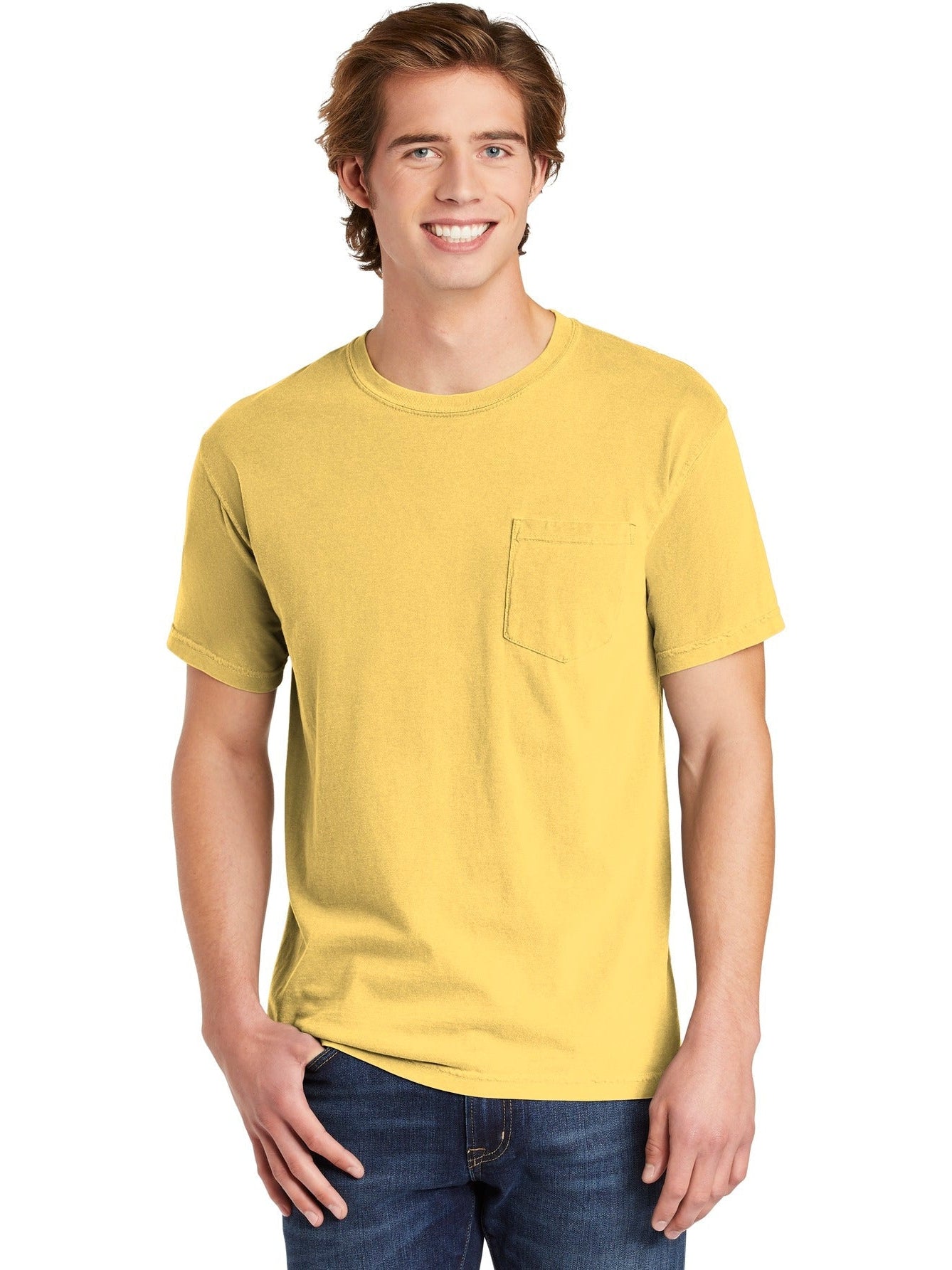 no-logo Comfort Colors Heavyweight Ring Spun Pocket Tee-Regular-Comfort Colors-Thread Logic