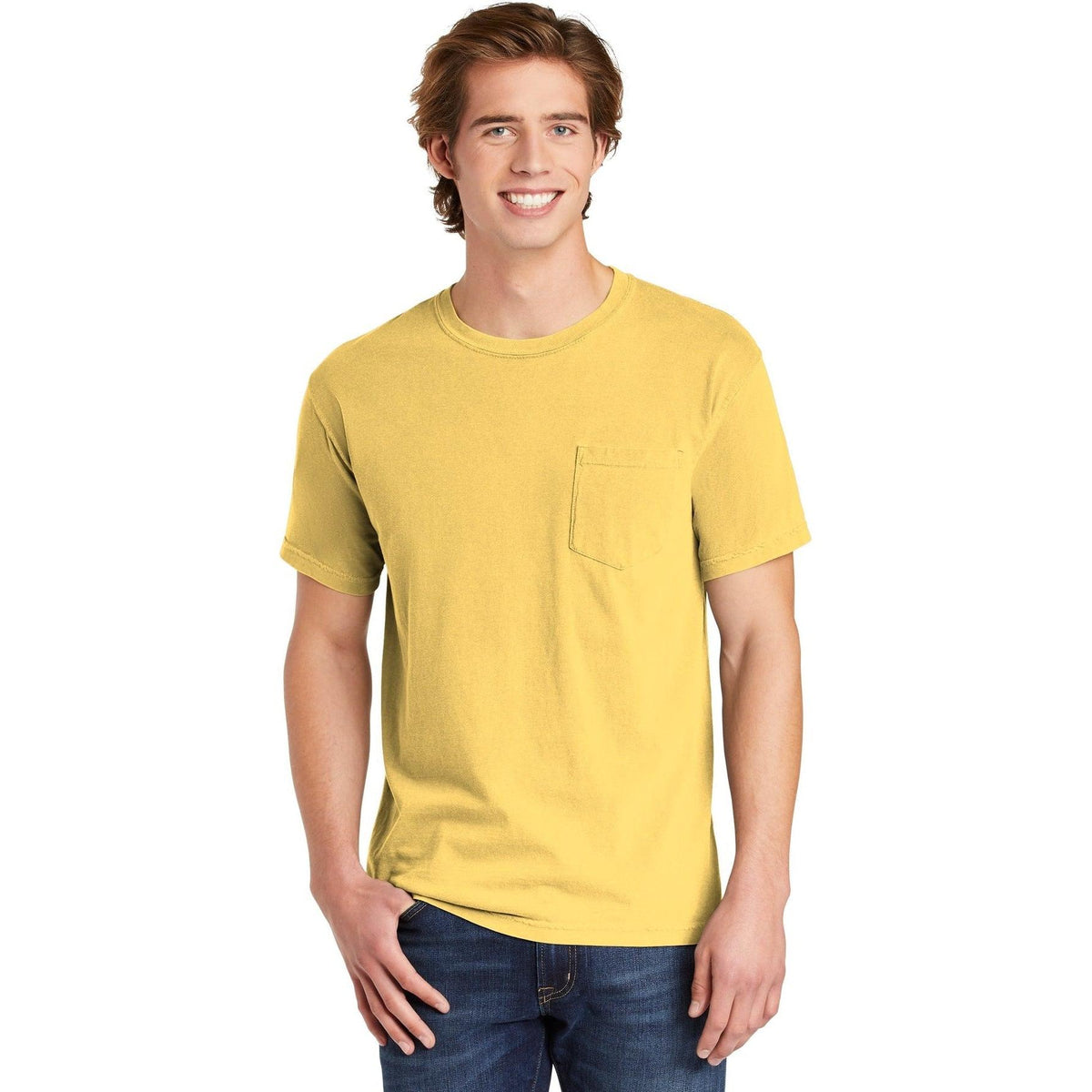 no-logo Comfort Colors Heavyweight Ring Spun Pocket Tee-Regular-Comfort Colors-Thread Logic