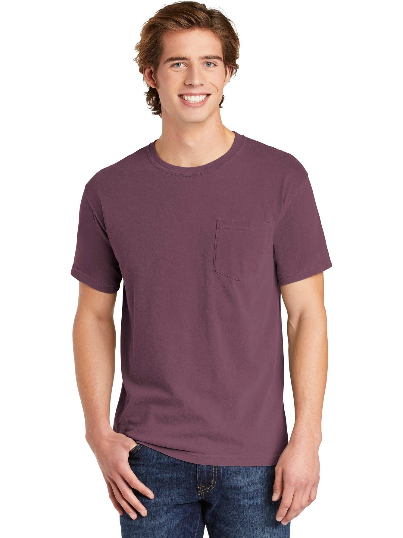 no-logo Comfort Colors Heavyweight Ring Spun Pocket Tee-Regular-Comfort Colors-Thread Logic