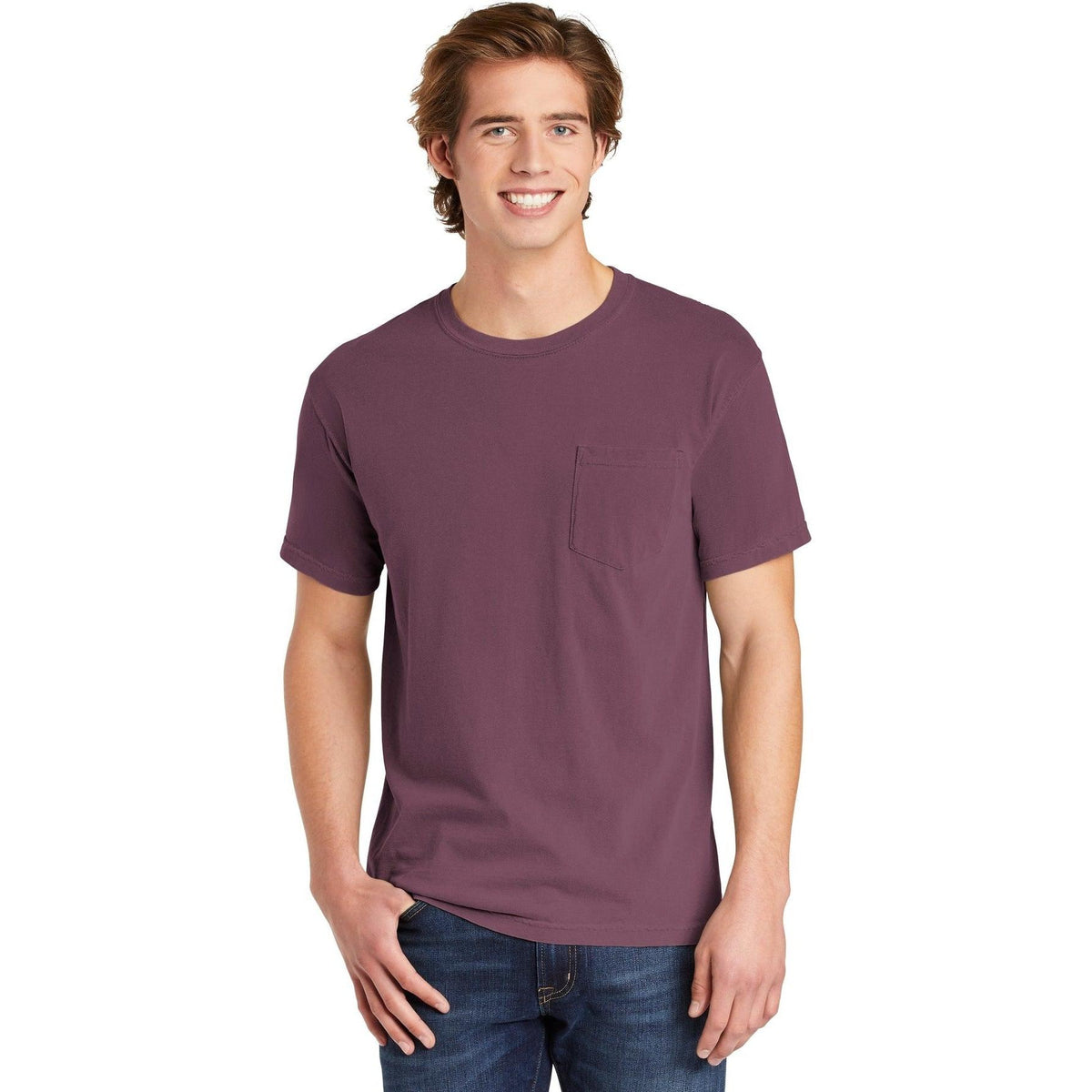 no-logo Comfort Colors Heavyweight Ring Spun Pocket Tee-Regular-Comfort Colors-Thread Logic