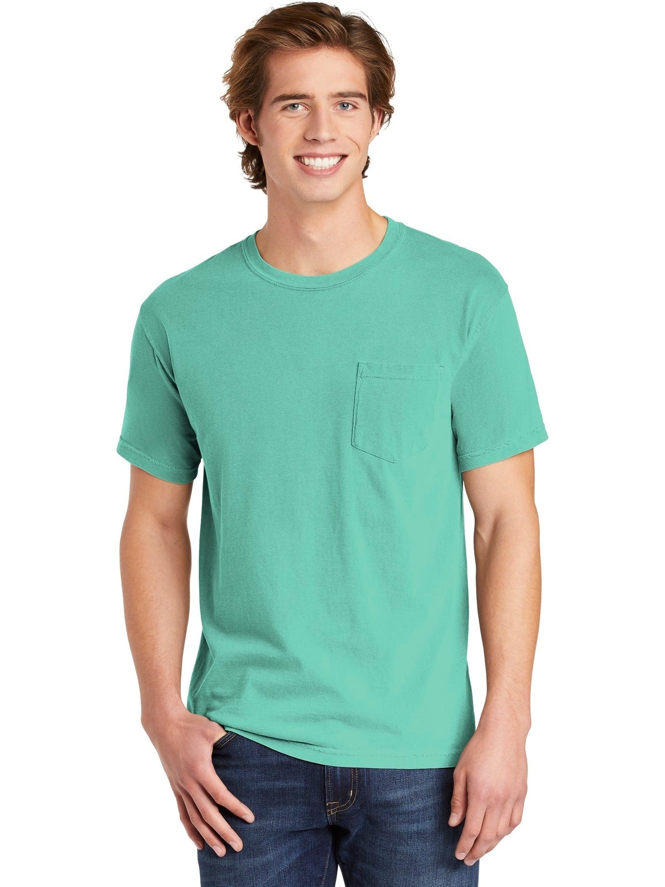 no-logo Comfort Colors Heavyweight Ring Spun Pocket Tee-Regular-Comfort Colors-Thread Logic