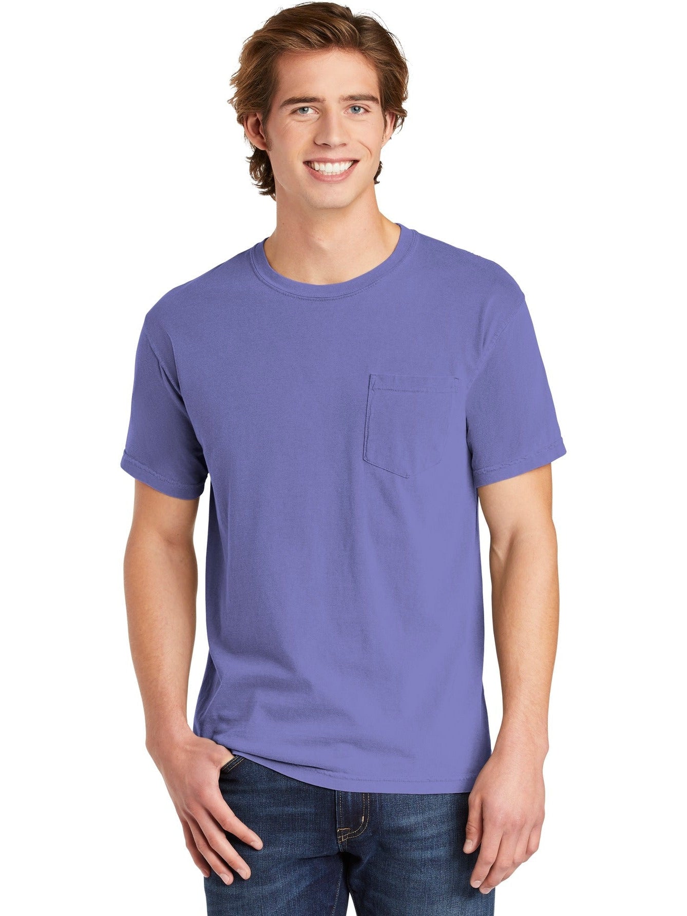 no-logo Comfort Colors Heavyweight Ring Spun Pocket Tee-Regular-Comfort Colors-Thread Logic