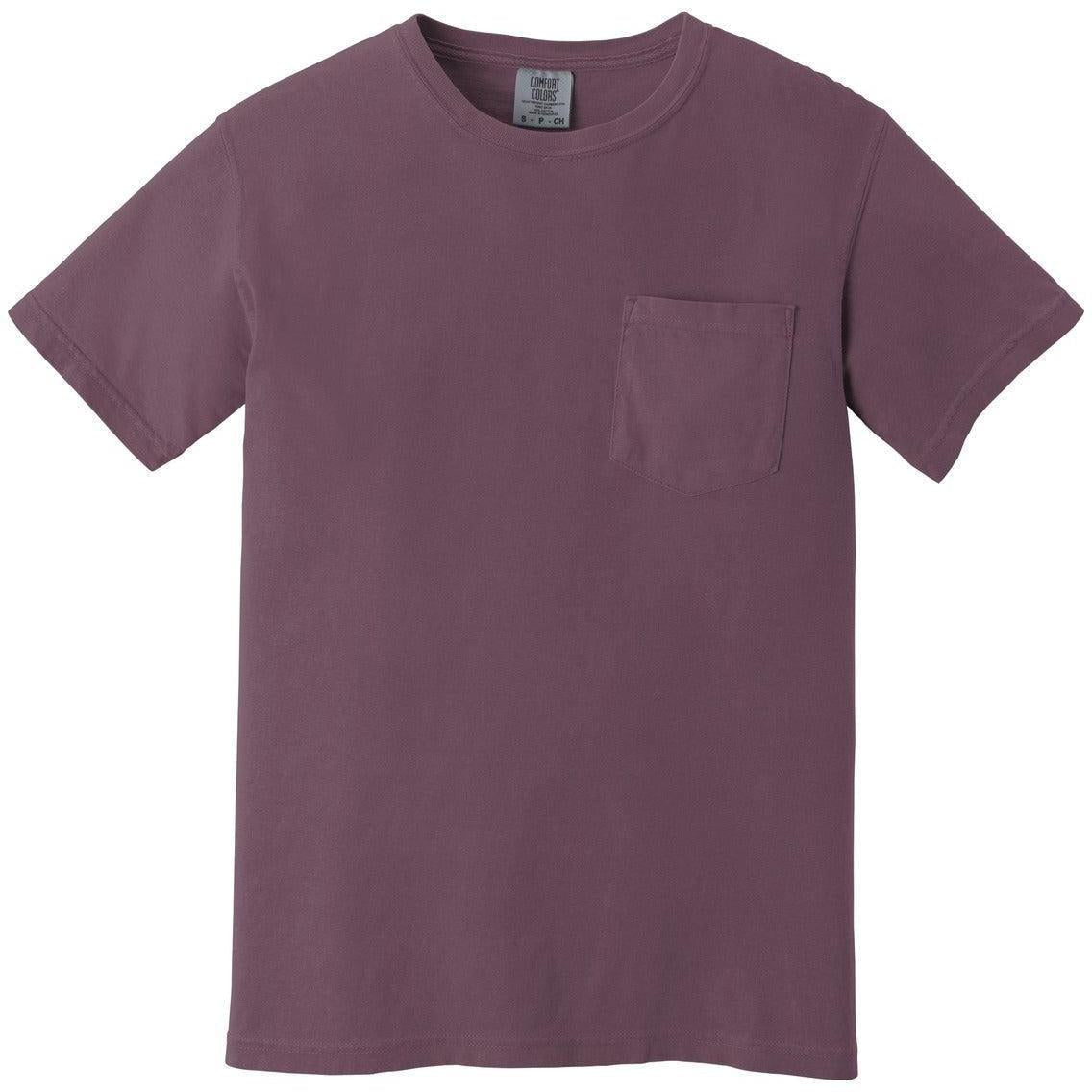no-logo Comfort Colors Heavyweight Ring Spun Pocket Tee
