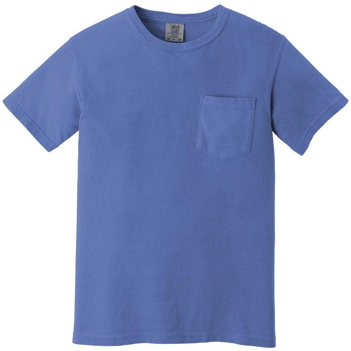 no-logo Comfort Colors Heavyweight Ring Spun Pocket Tee