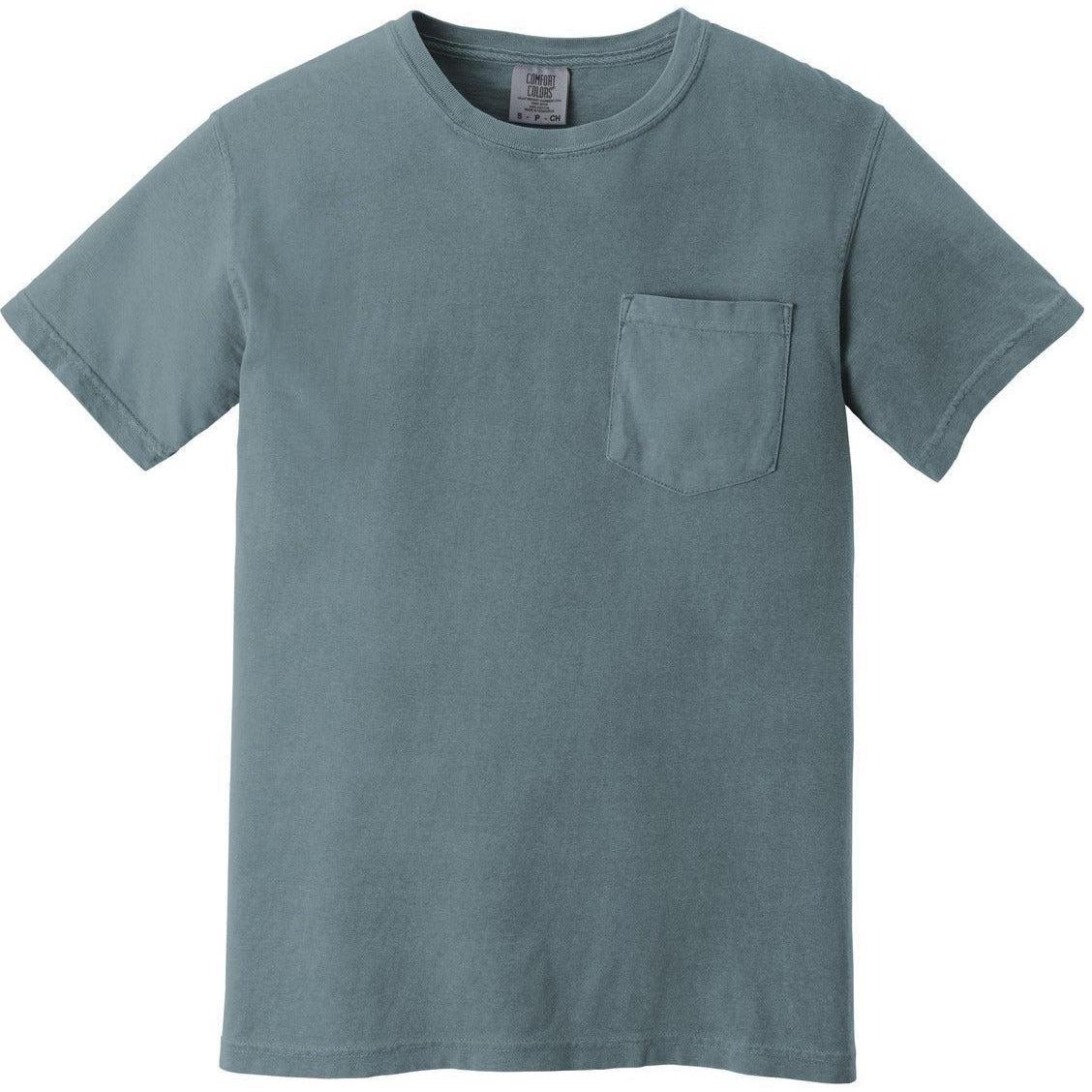 no-logo Comfort Colors Heavyweight Ring Spun Pocket Tee
