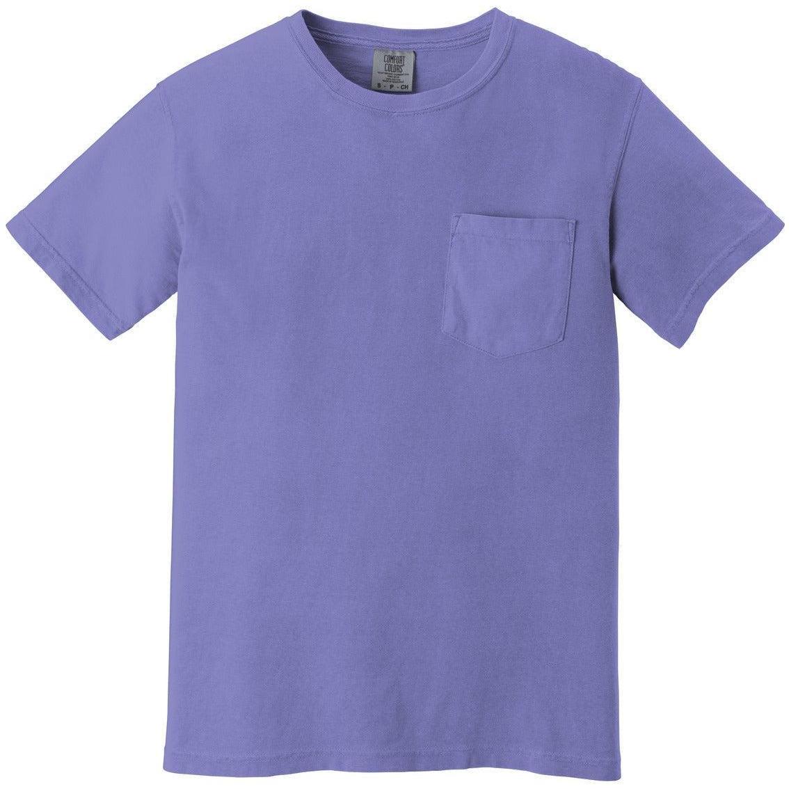 no-logo Comfort Colors Heavyweight Ring Spun Pocket Tee