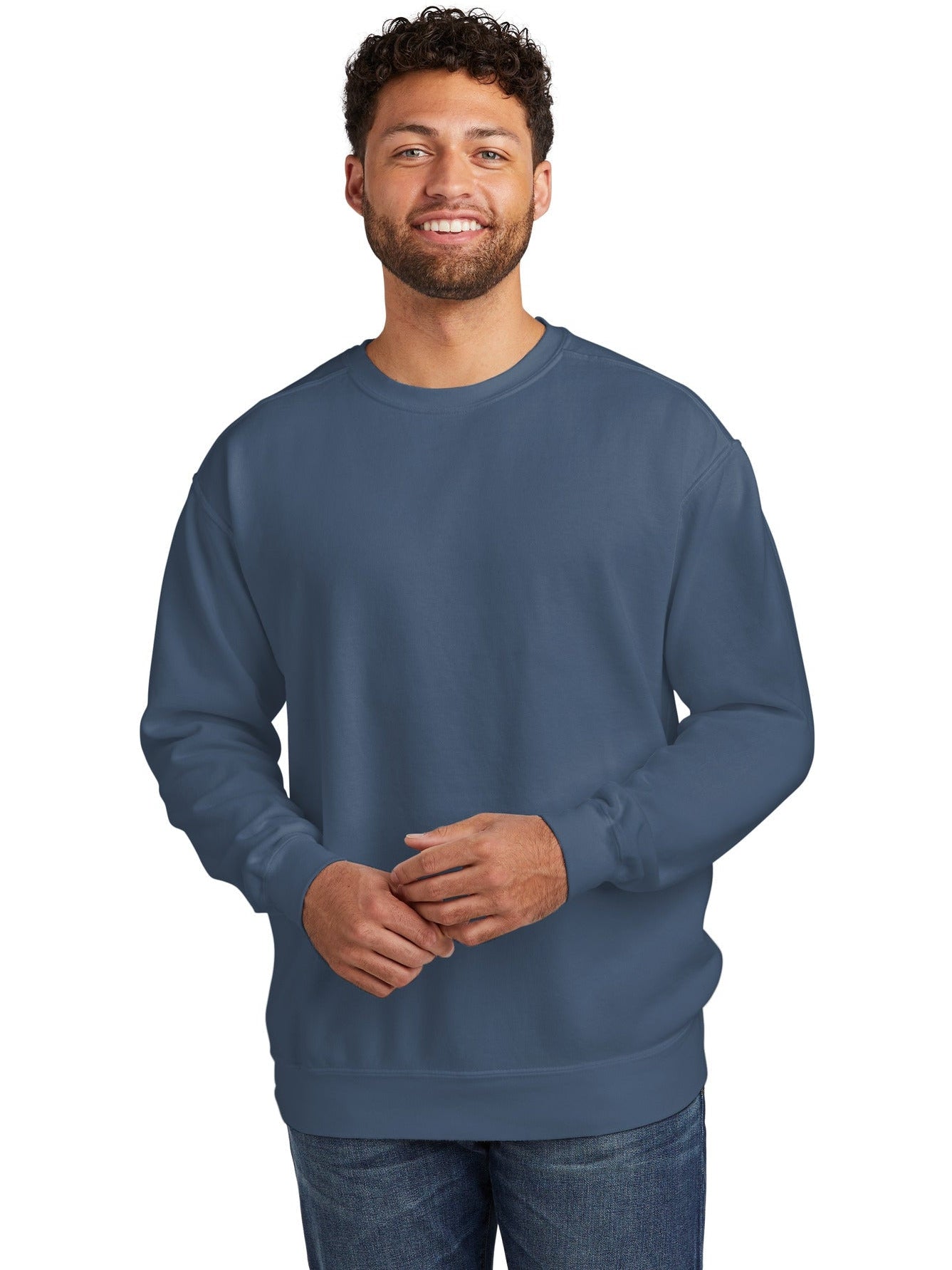 no-logo Comfort Colors Ring Spun Crewneck Sweatshirt-Regular-Comfort Colors-Thread Logic