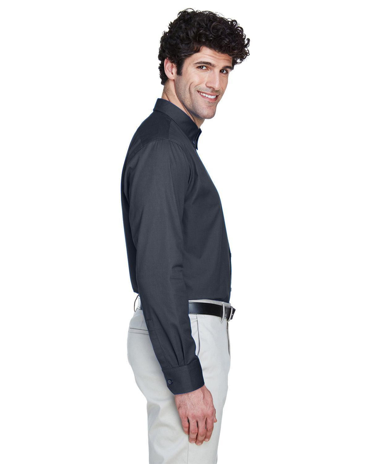 no-logo Core 365 Easy Care Shirt-Men's Dress Shirts-CORE365-Thread Logic