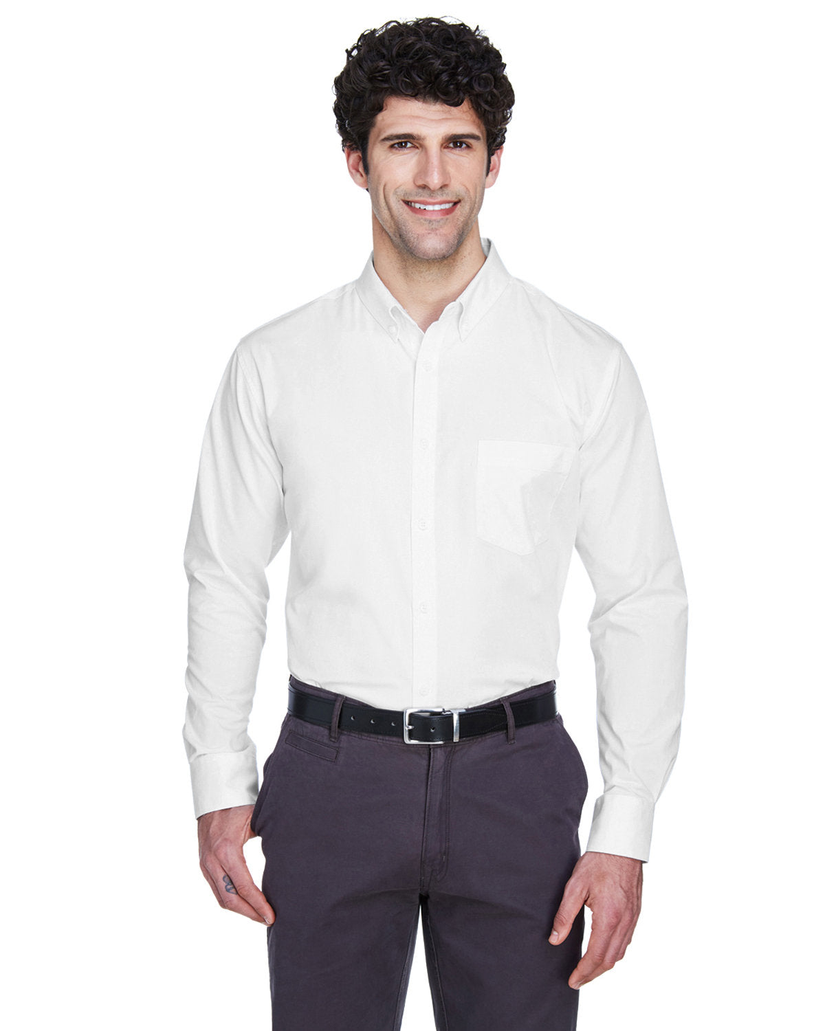 Core 365 Easy Care Shirt-Men's Dress Shirts-CORE365-White-S-Thread Logic