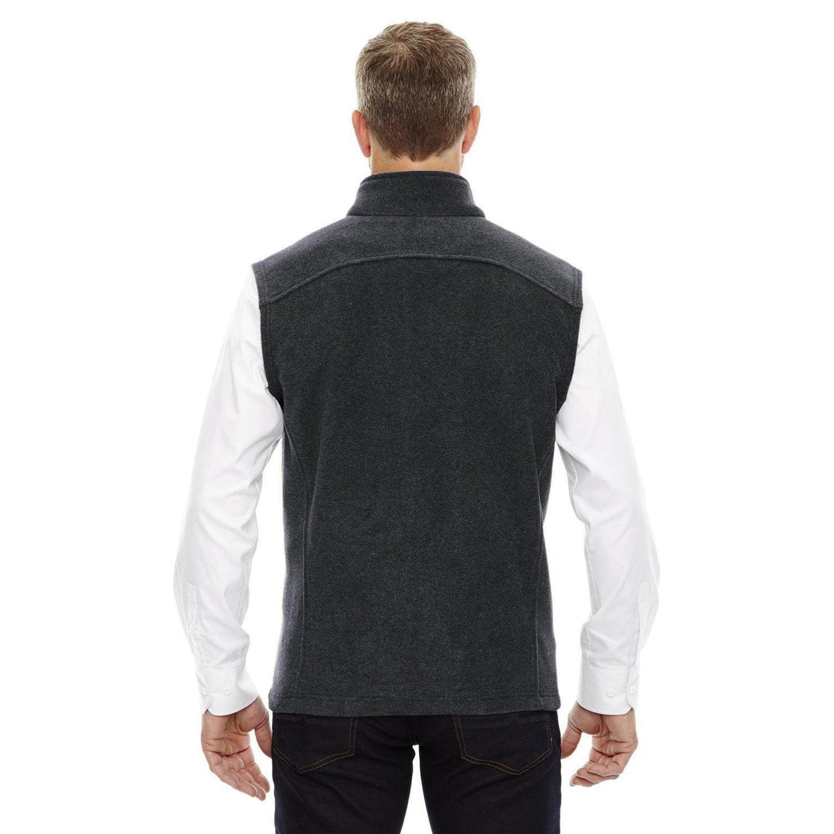 no-logo Core 365 Journey Fleece Vest-Men's Layering-CORE365-Thread Logic