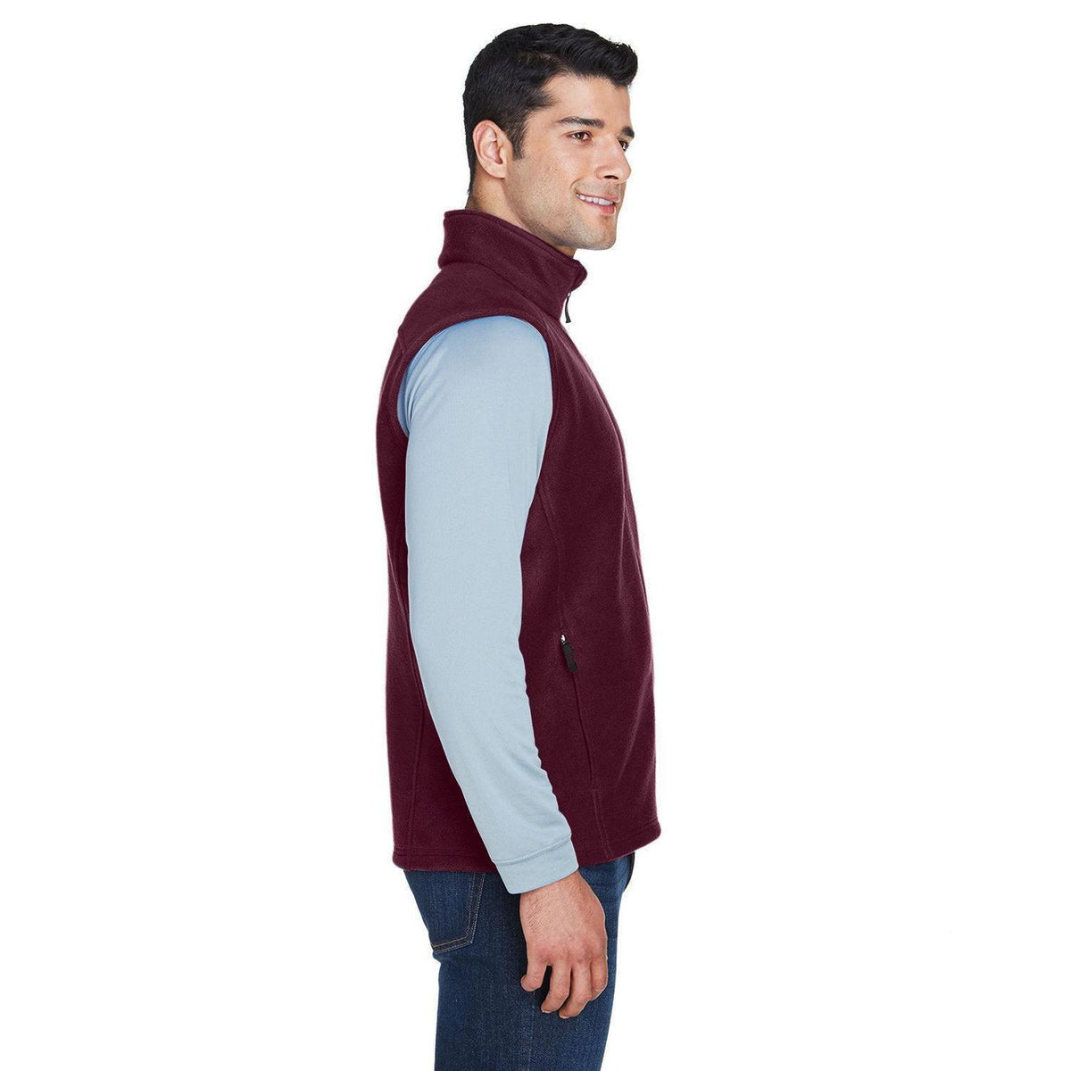 no-logo Core 365 Journey Fleece Vest-Men's Layering-CORE365-Thread Logic