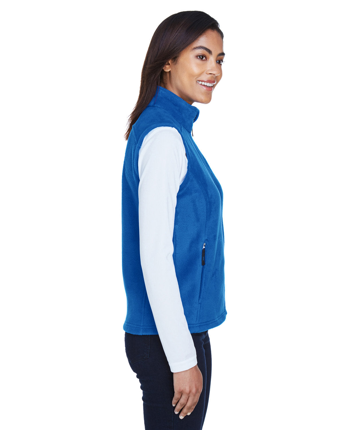 no-logo Core 365 Ladies Journey Fleece Vest-Ladies Layering-CORE365-Thread Logic
