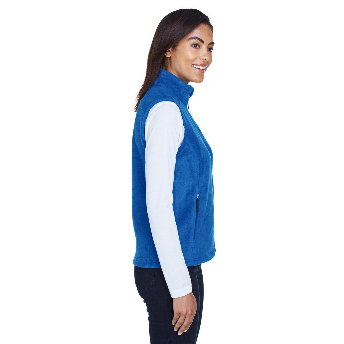 no-logo Core 365 Ladies Journey Fleece Vest-Ladies Layering-CORE365-Thread Logic
