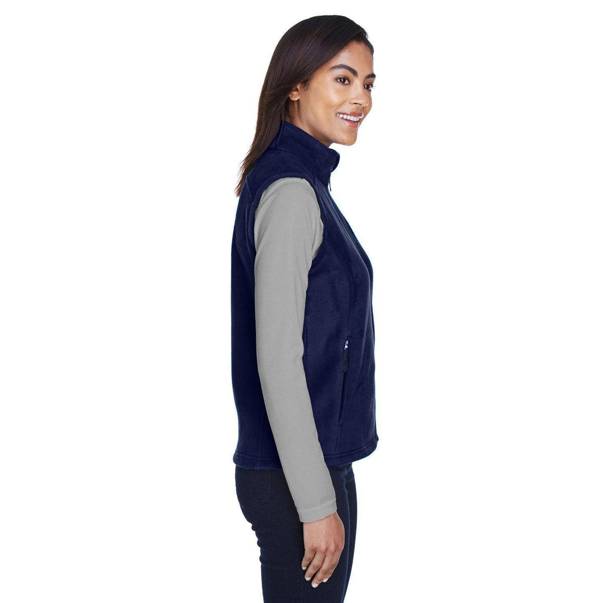 no-logo Core 365 Ladies Journey Fleece Vest-Ladies Layering-CORE365-Thread Logic