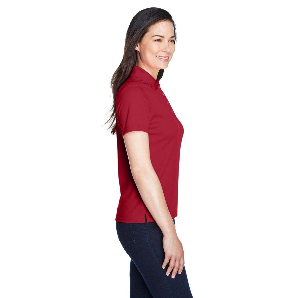 no-logo Core 365 Women's Performance Pique Polo-Ladies Polos-CORE365-Thread Logic