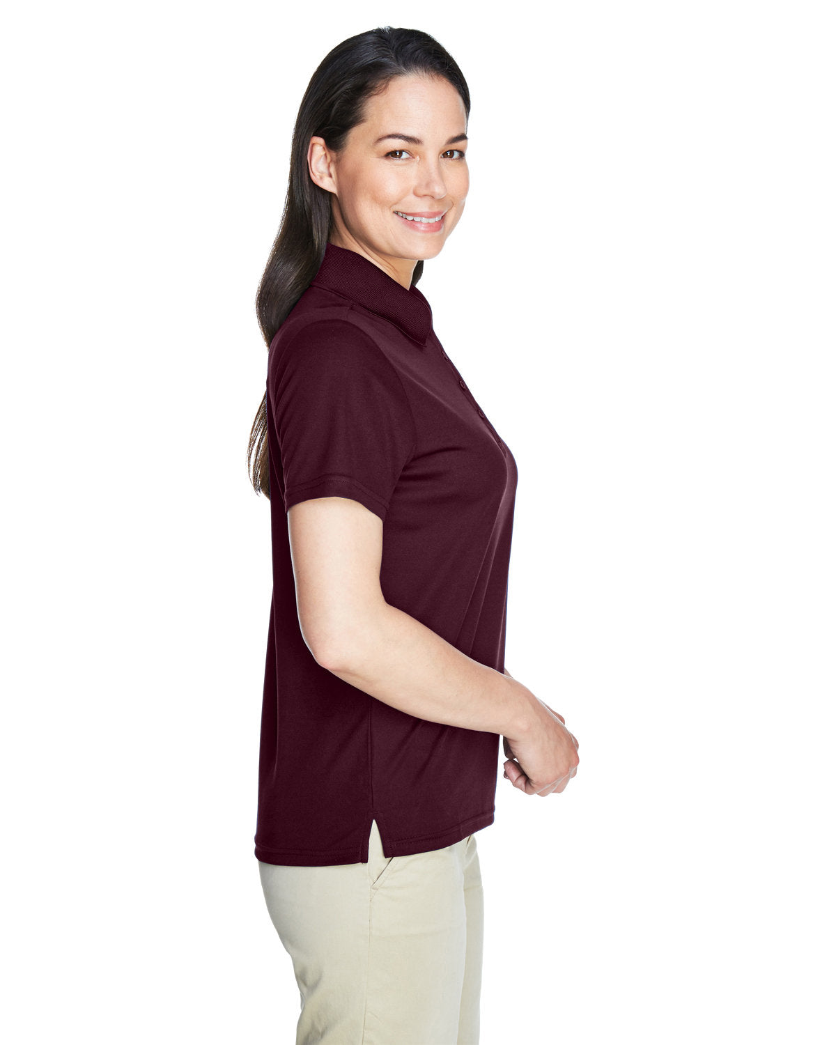 no-logo Core 365 Ladies Performance Pique Polo-Ladies Polos-CORE365-Thread Logic