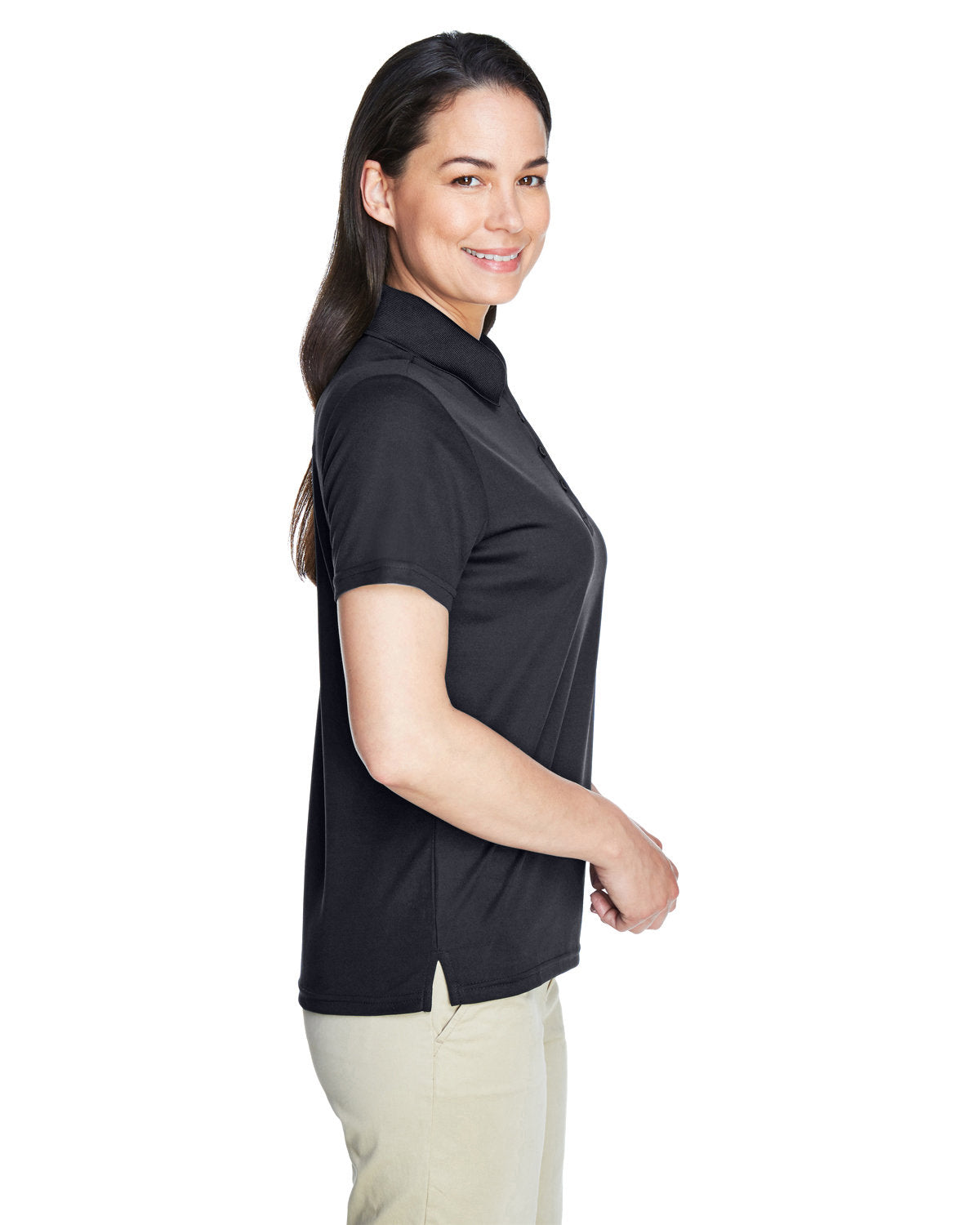 no-logo Core 365 Ladies Performance Pique Polo-Ladies Polos-CORE365-Thread Logic