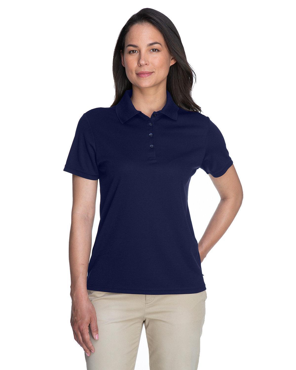Core 365 Ladies Performance Pique Polo-Ladies Polos-CORE365-Classic Navy-XS-Thread Logic