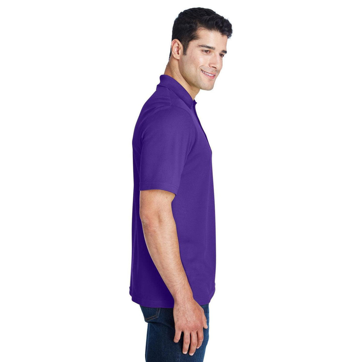 no-logo Core 365 Performance Pique Polo Shirt-Men's Polos-CORE365-Thread Logic