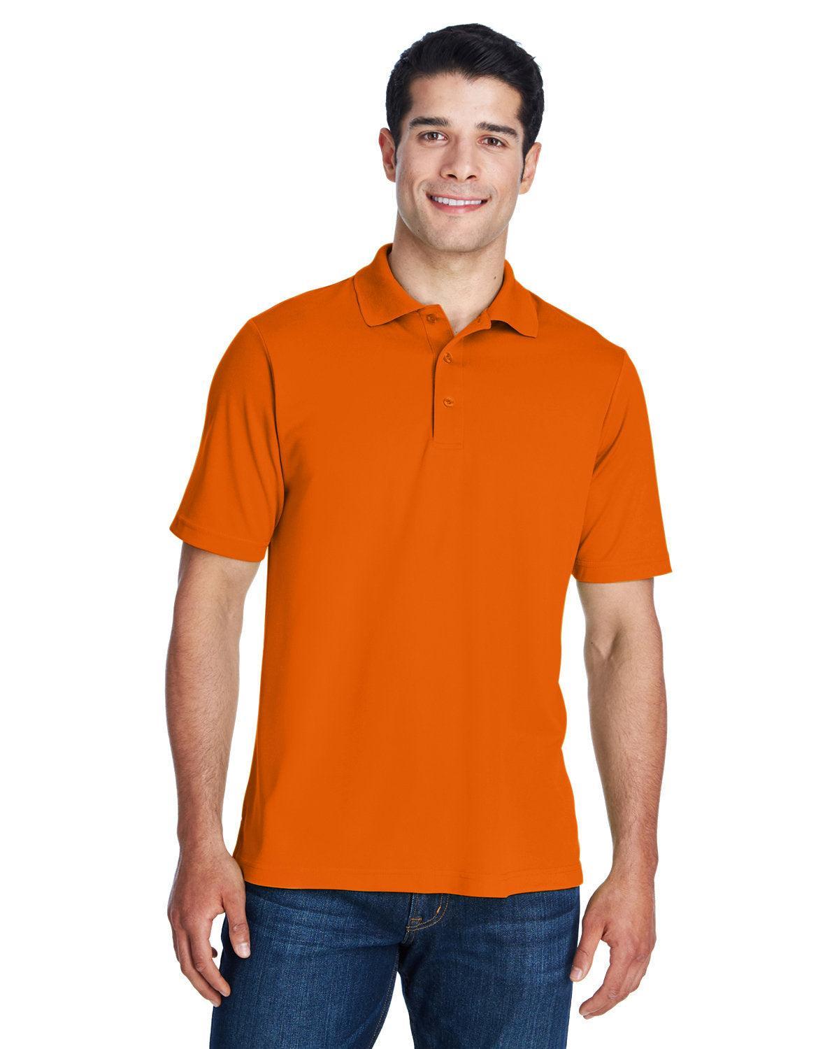 Core 365 Performance Pique Polo Shirt-Men's Polos-CORE365-Campus Orange-S-Thread Logic