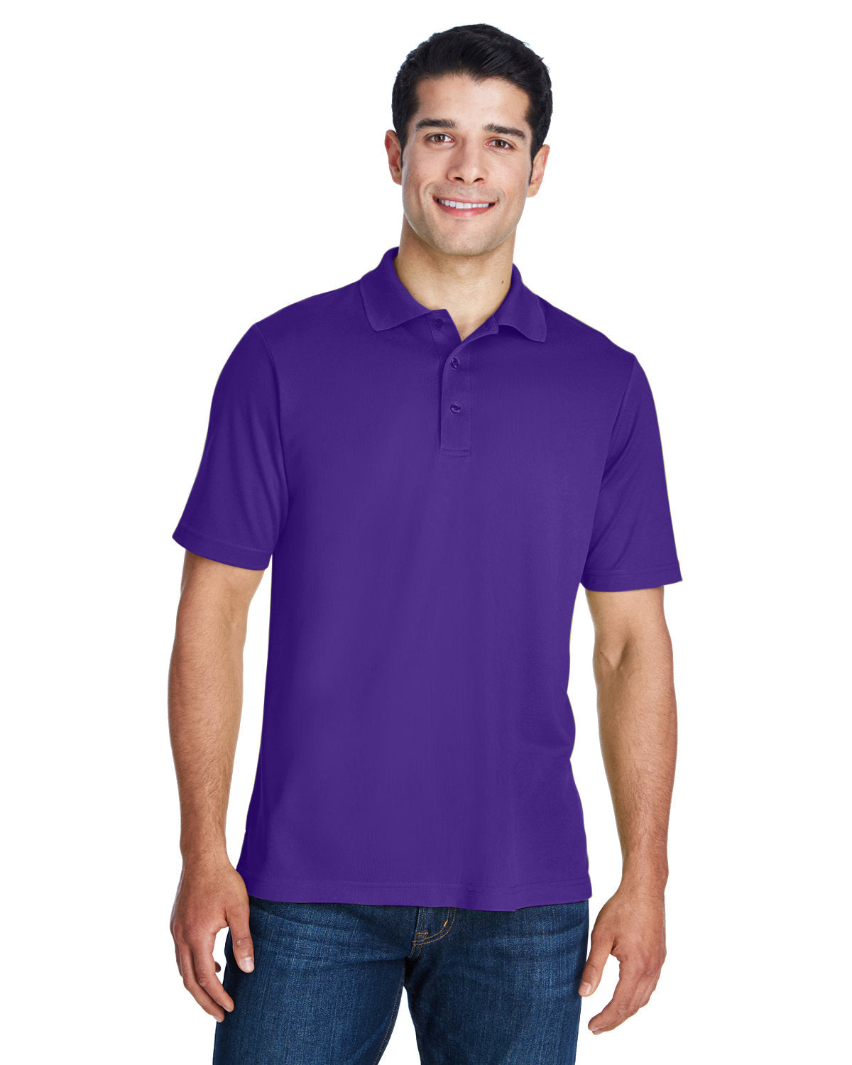 Core 365 Performance Pique Polo Shirt-Men's Polos-CORE365-Campus Purple-S-Thread Logic