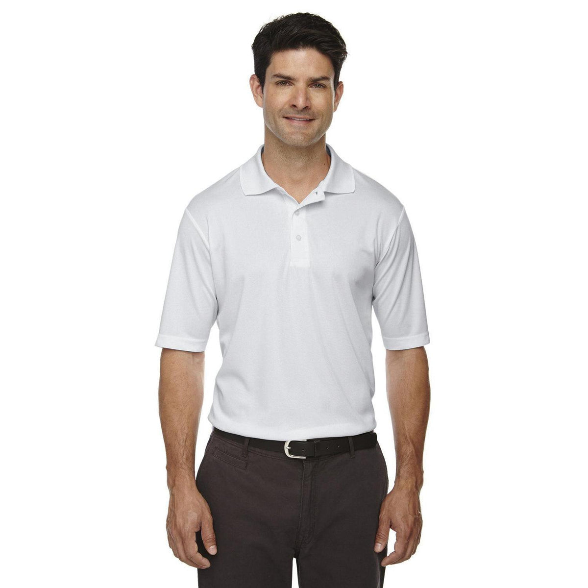 logo-left Core 365 Performance Pique Polo Shirt-Men's Polos-CORE365-Platinum-S-Thread Logic