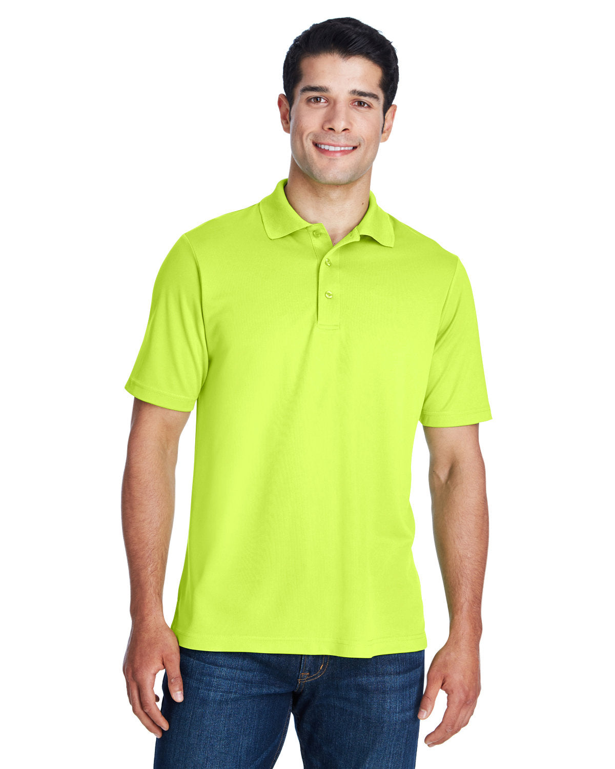 Core 365 Performance Pique Polo Shirt-Men's Polos-CORE365-Safety Yellow-S-Thread Logic