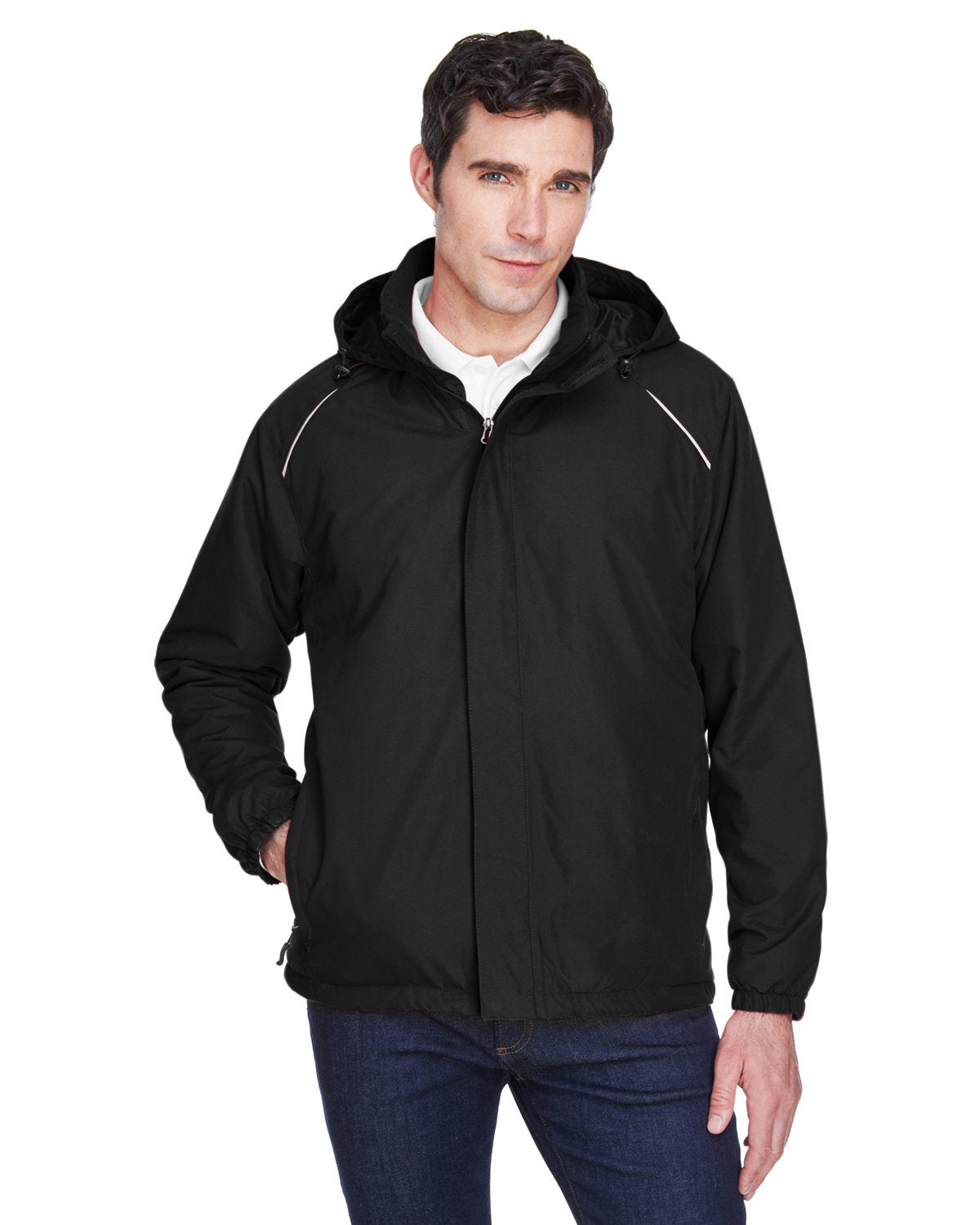 Core 365 Tall Brisk Insulated Jacket-Men's Jackets-CORE365-Black-LT-Thread Logic