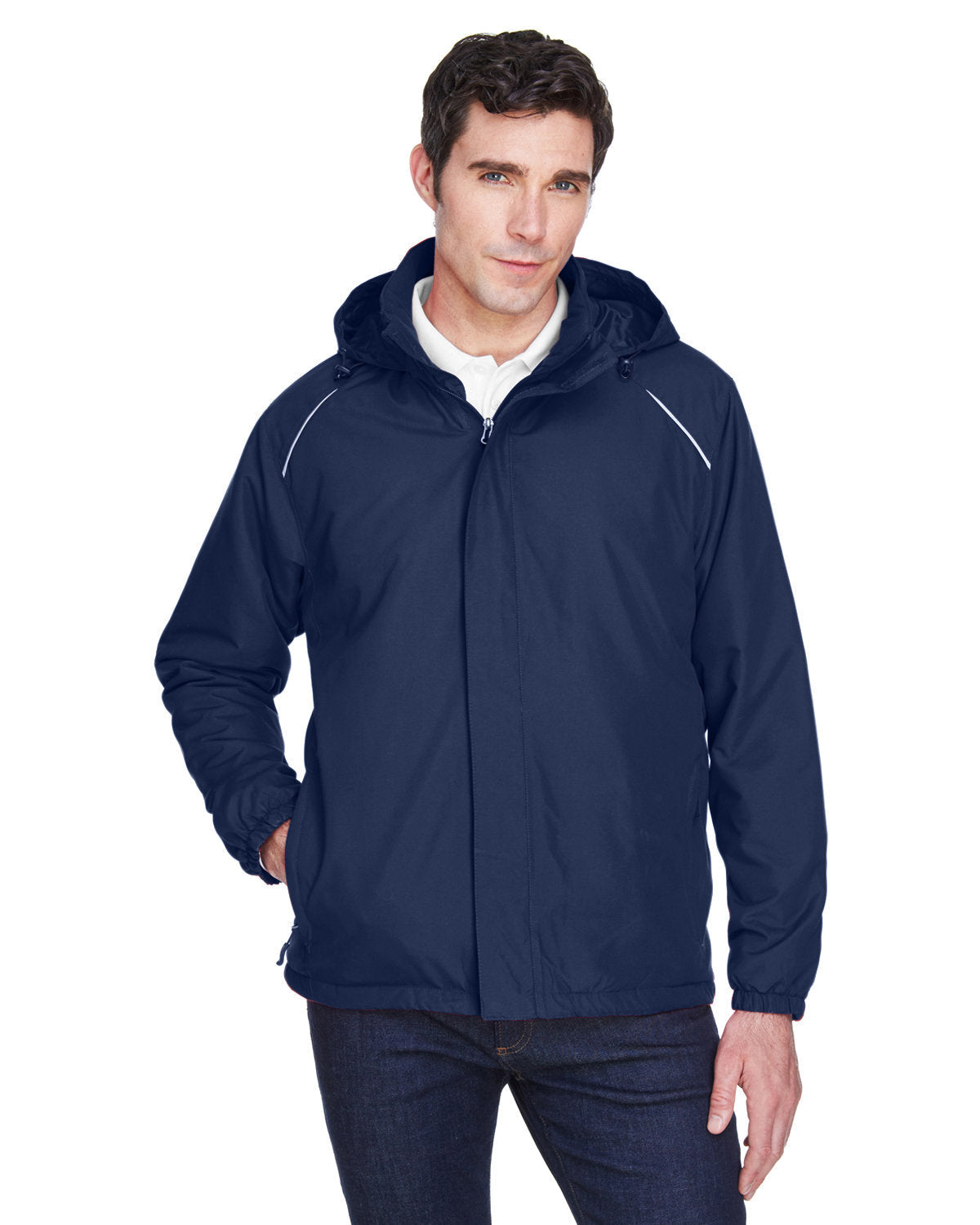 Core 365 Tall Brisk Insulated Jacket-Men's Jackets-CORE365-Classic Navy-LT-Thread Logic
