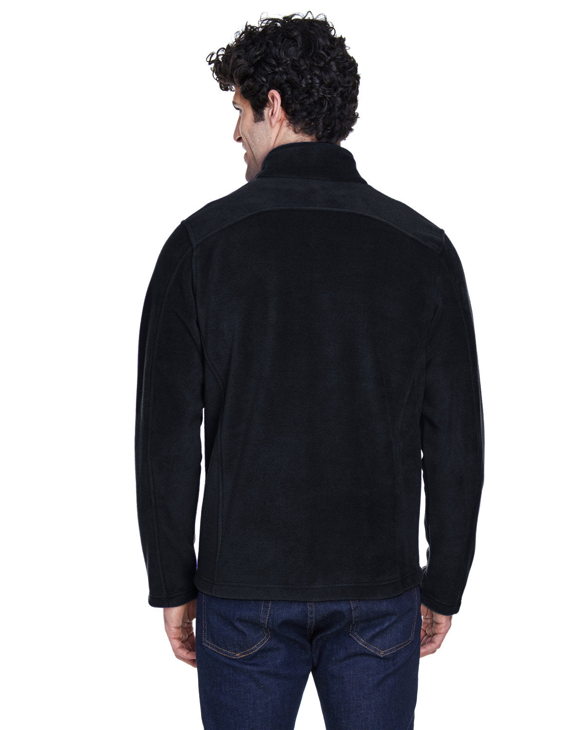 no-logo Core 365 Tall Fleece Jacket-Men's Jackets-CORE365-Thread Logic