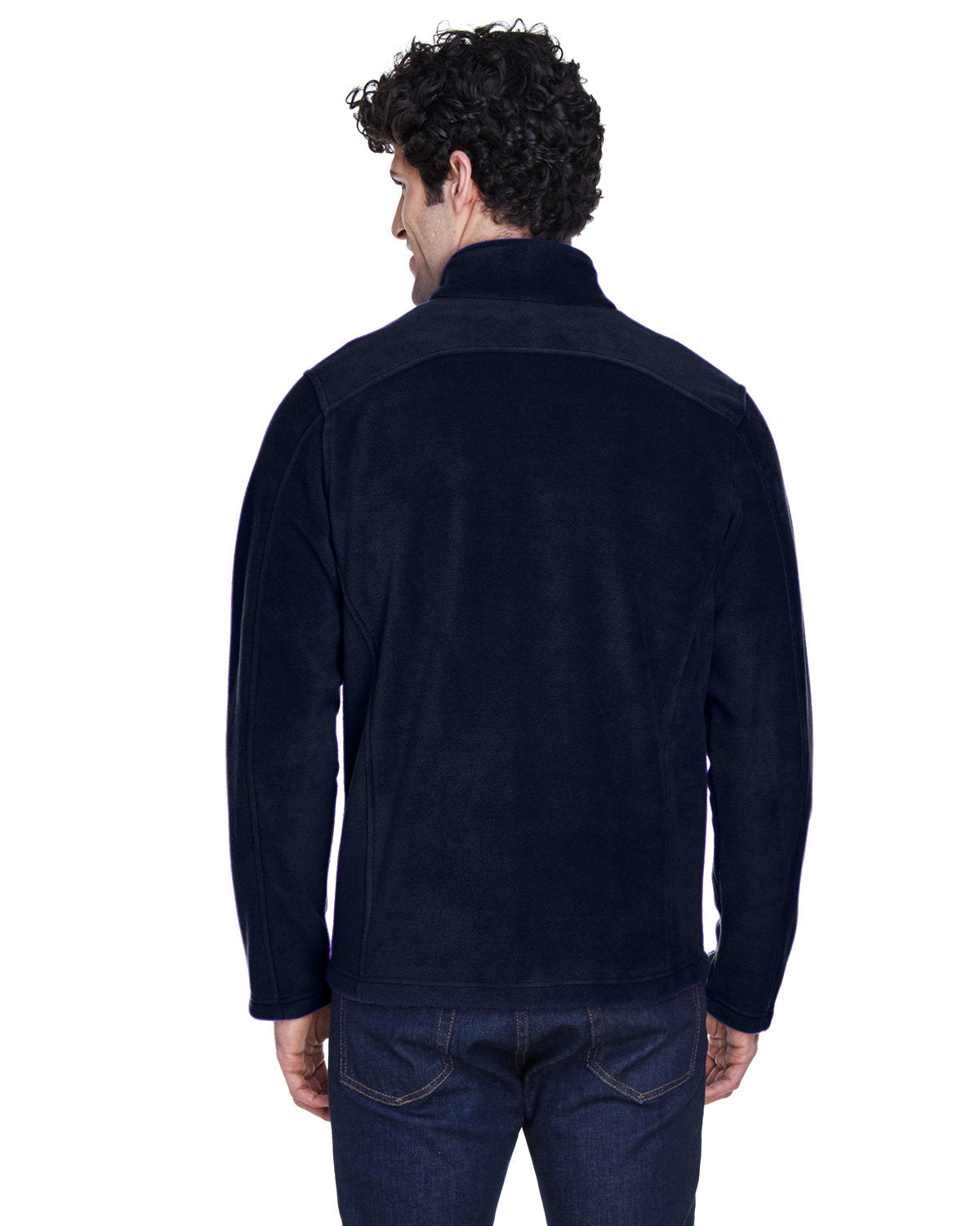 no-logo Core 365 Tall Fleece Jacket-Men's Jackets-CORE365-Thread Logic