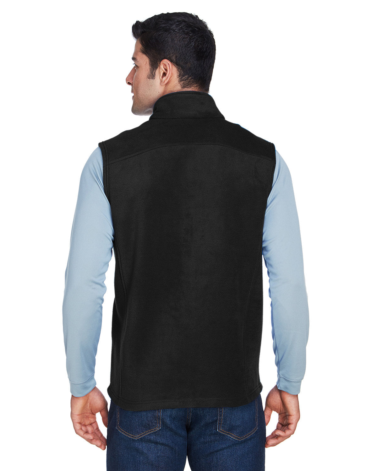 no-logo Core 365 Tall Journey Fleece Vest-Men's Layering-CORE365-Thread Logic