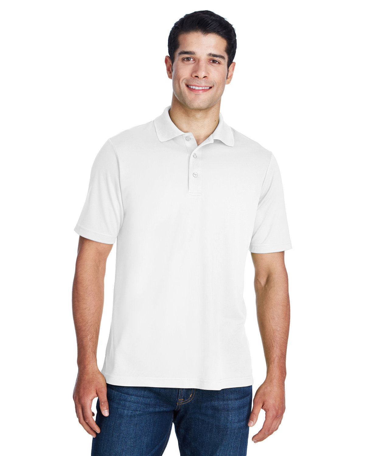 Core 365 Tall Performance Pique Polo Shirt-Men's Polos-CORE365-White-LT-Thread Logic